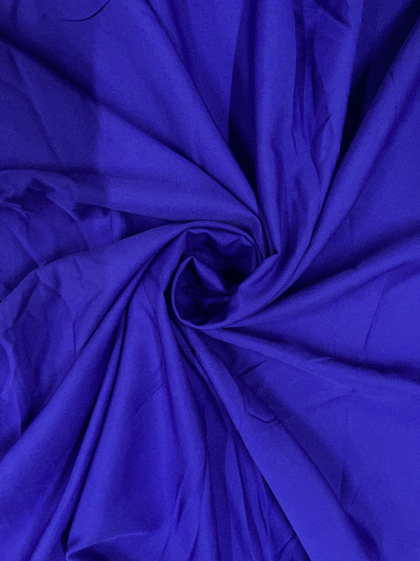 Royal Blue Plain Dyed Poly Crepe Fabric (Per Meter - Rs 44 ) - Kapda Shop
