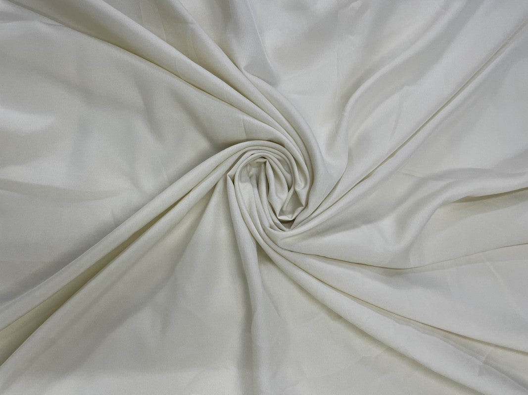 Light Beige Plain Dyed Poly Crepe Fabric (Per Meter - Rs 44 ) - Kapda Shop