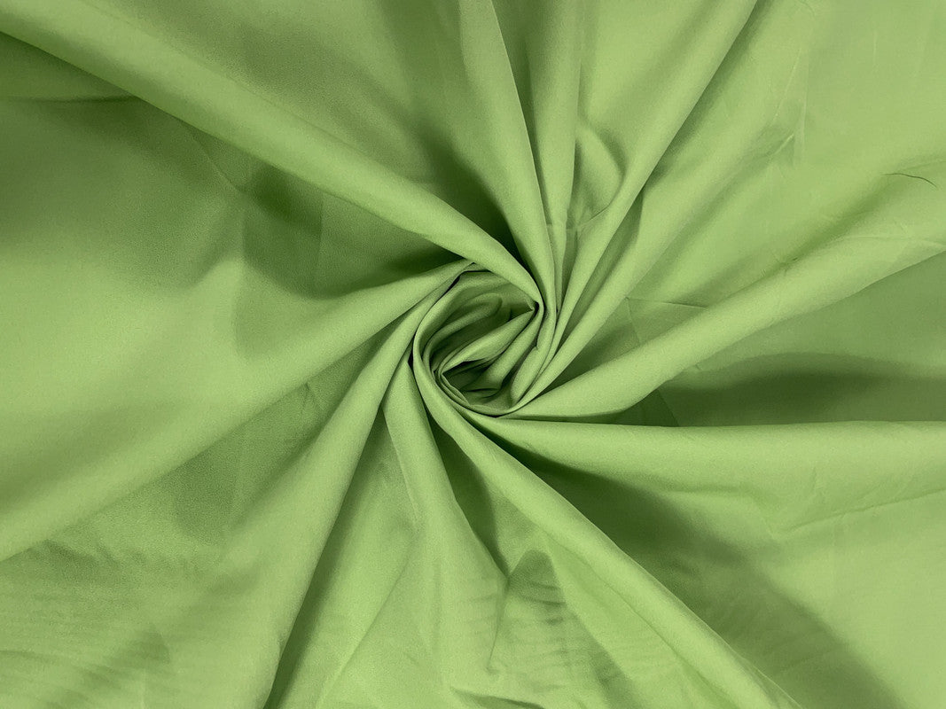 Mantis Green Plain Dyed Poly Crepe Fabric (Per Meter - Rs 44 ) - Kapda Shop