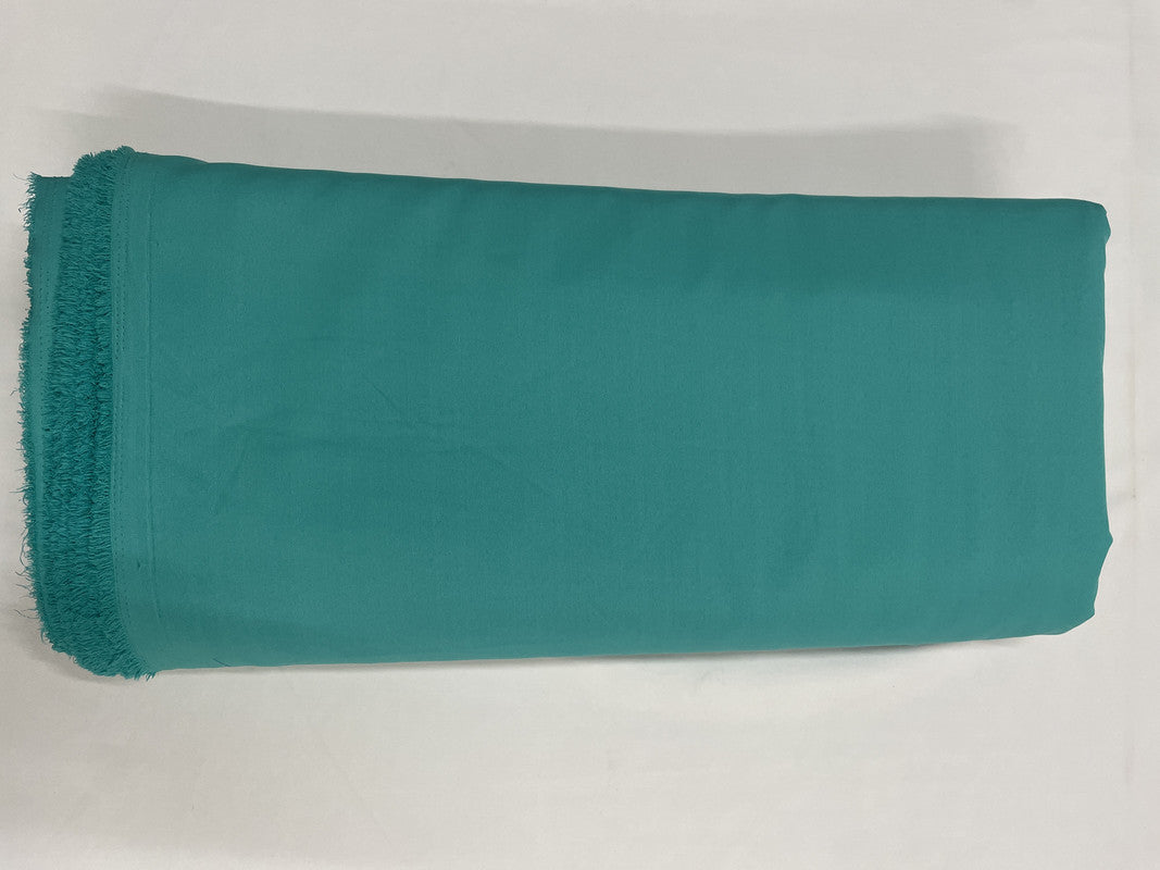 Teal Blue Plain Dyed Poly Crepe Fabric (Per Meter - Rs 34 ) - Kapda Shop