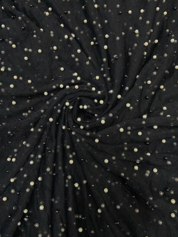 Black Pearl Net Embroidery