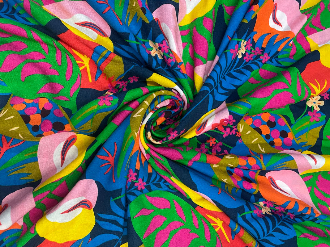 Rayon Print Fabric