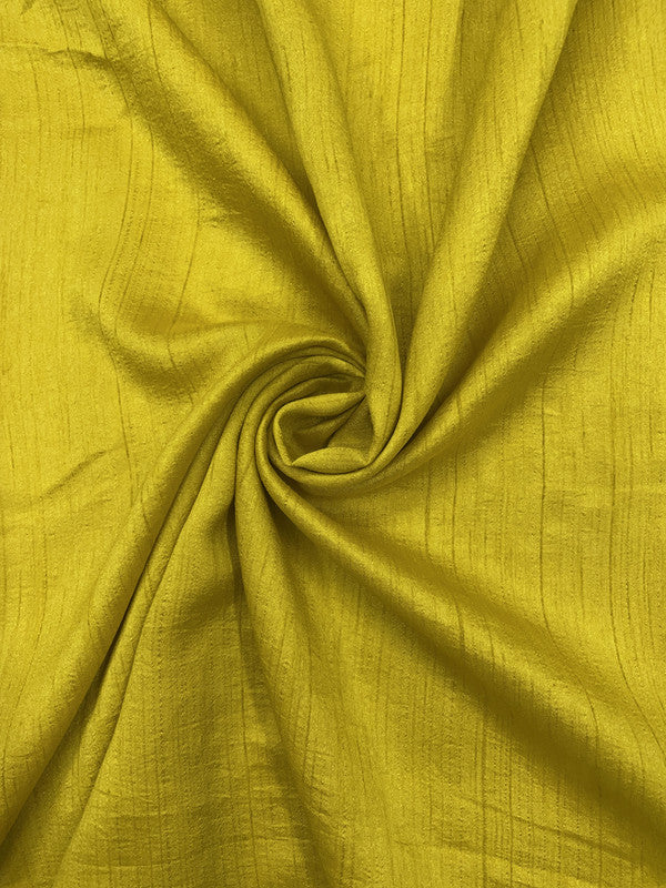 Yellow Plain Nysaa Silk Fabric (Per Meter - Rs 112 ) - Kapda Shop