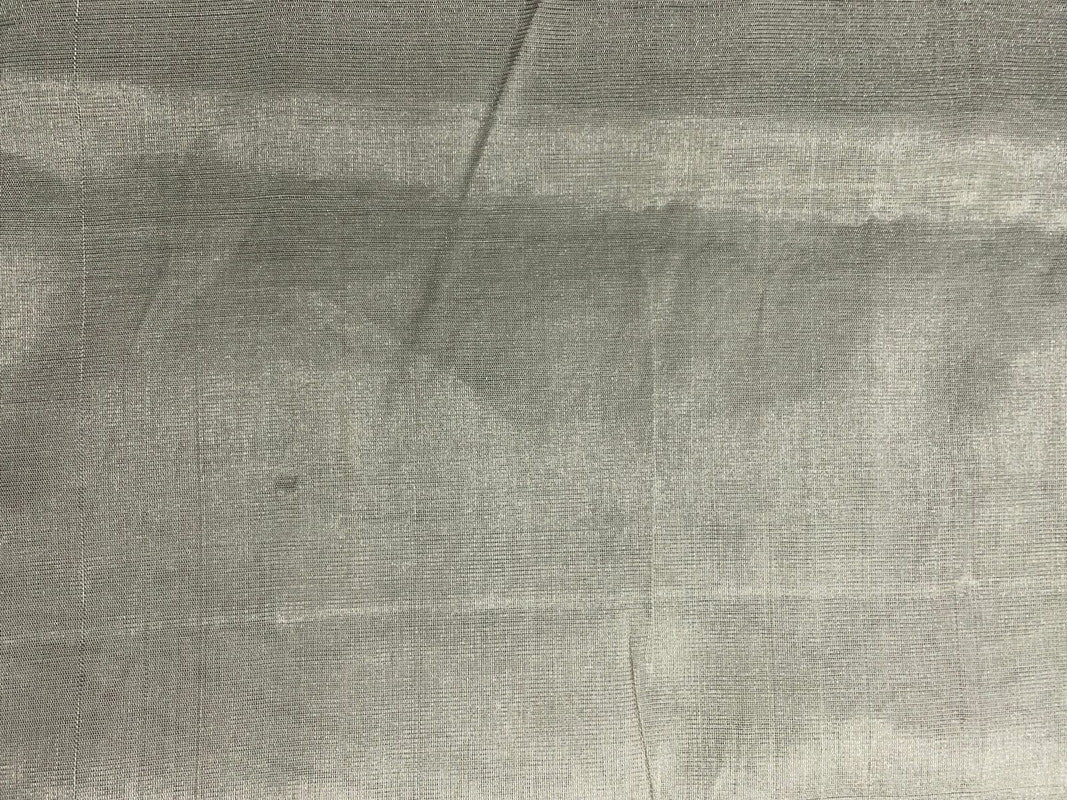 Silver Plain Pure Tissue Fabric - Kapda Shop