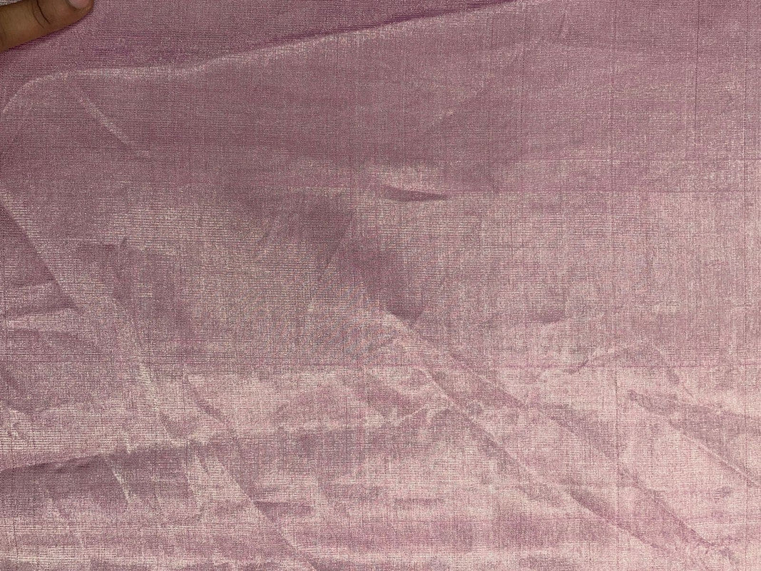 Multicolour Plain Pure Tissue Fabric - Kapda Shop