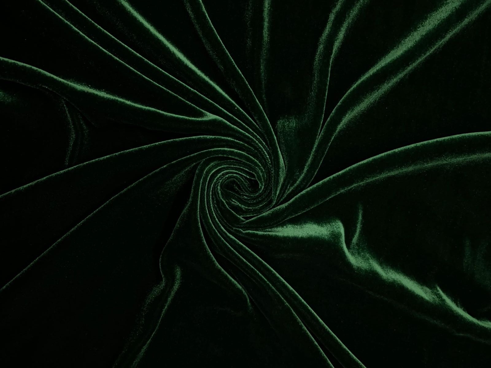 Dark Bottle Plain 9% Pure Velvet Fabric KTEX