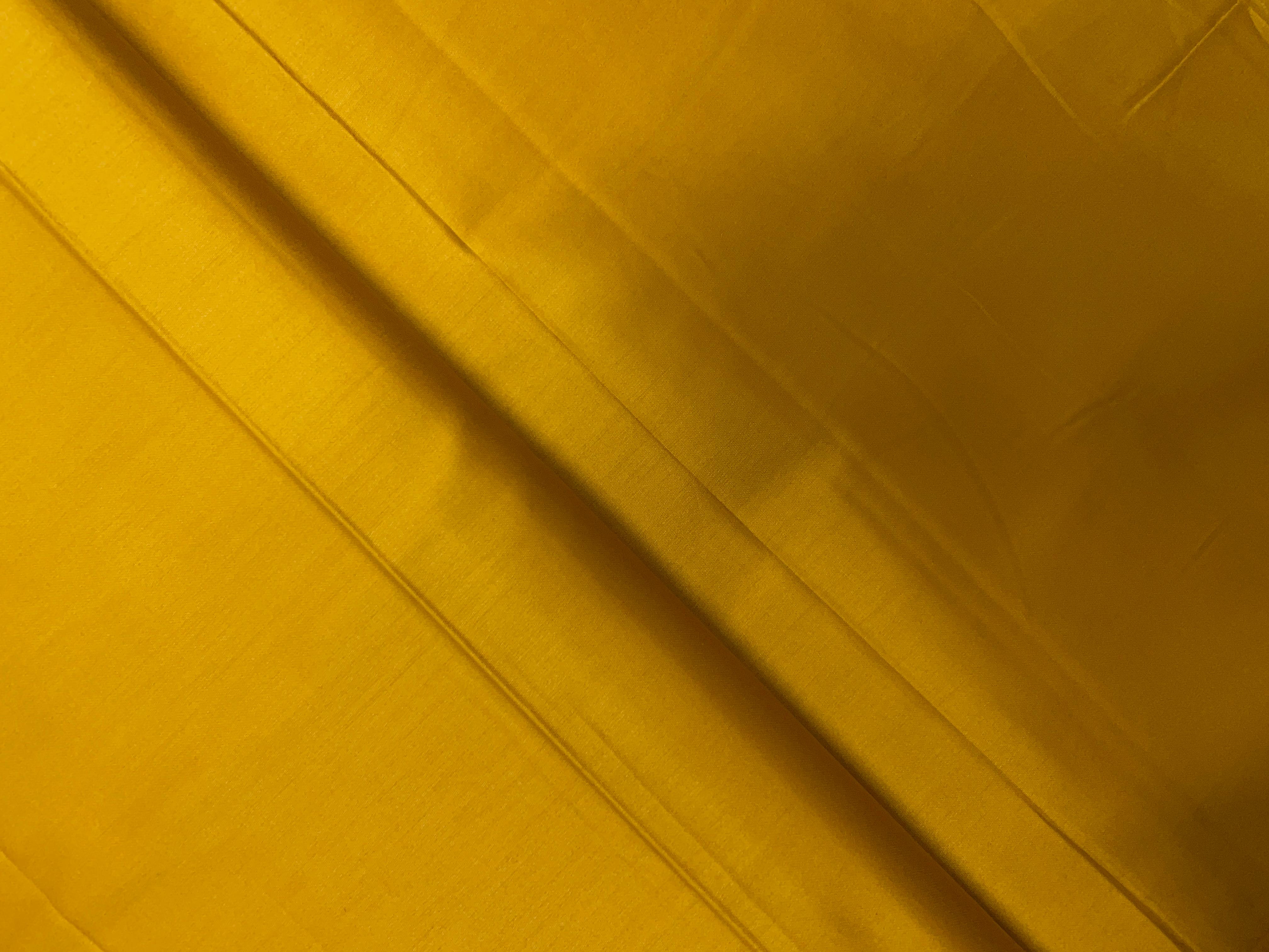 Musturd Plain Dyed Glace Cotton Fabric - Kapda Shop