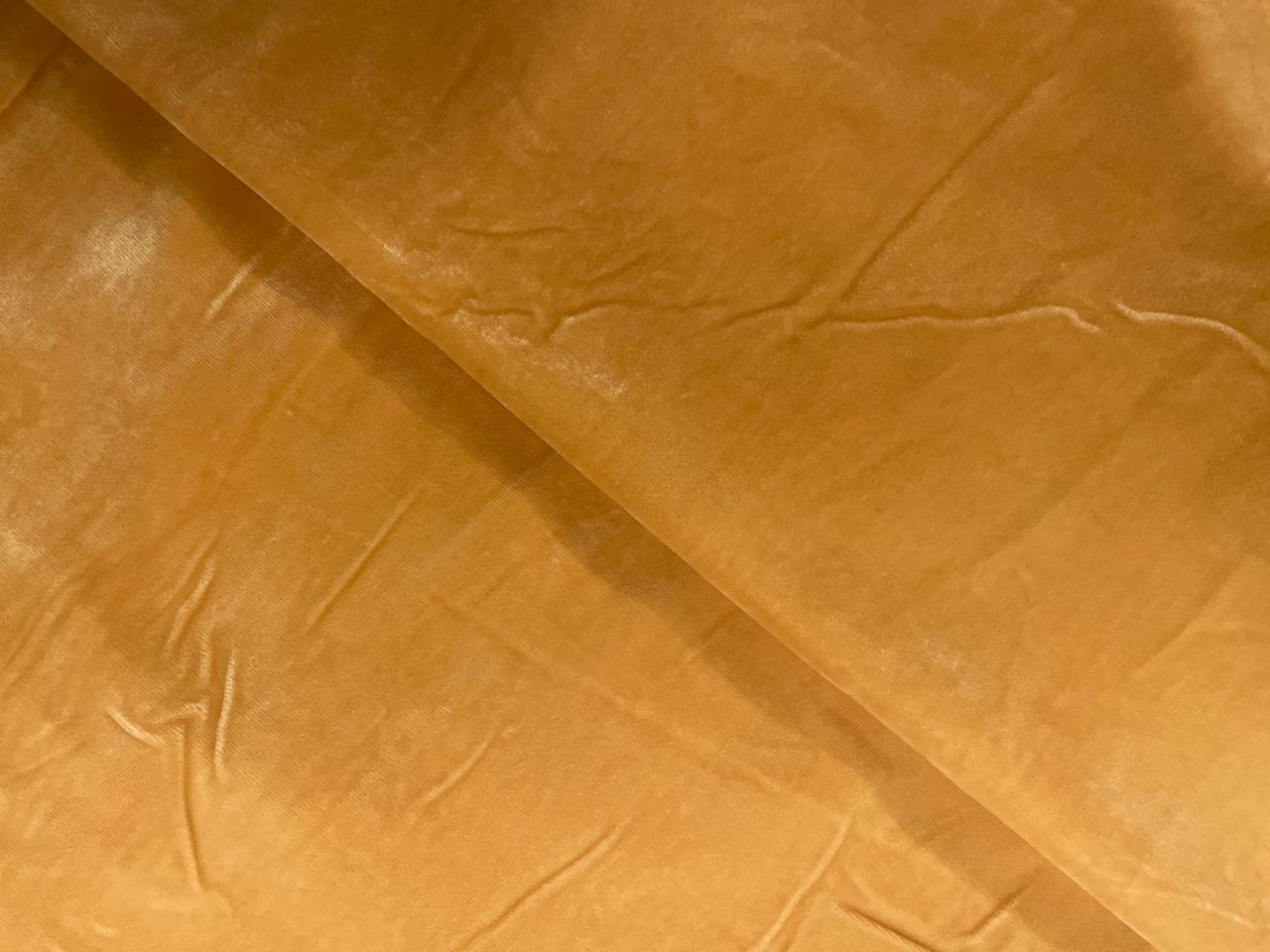 Peach Plain Velvet Fabric - Kapda Shop