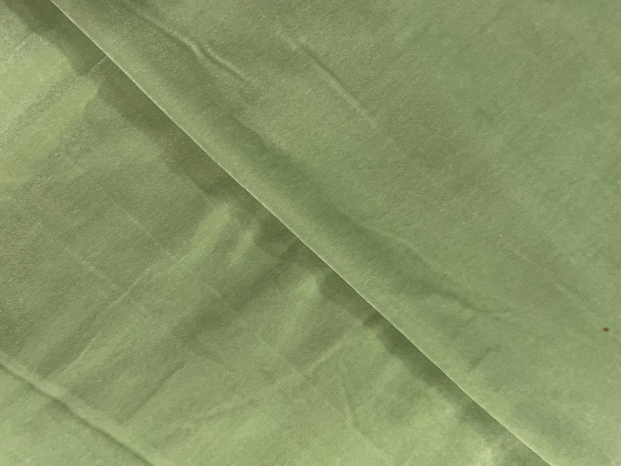 Pista Green Plain Velvet Fabric - Kapda Shop