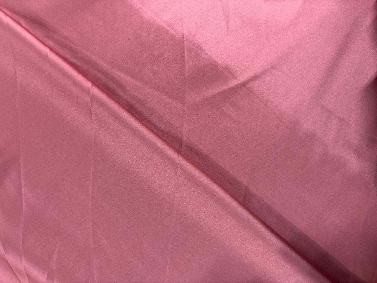 Dusty Pink Plain Armani Satin Lycra Fabric - Kapda Shop