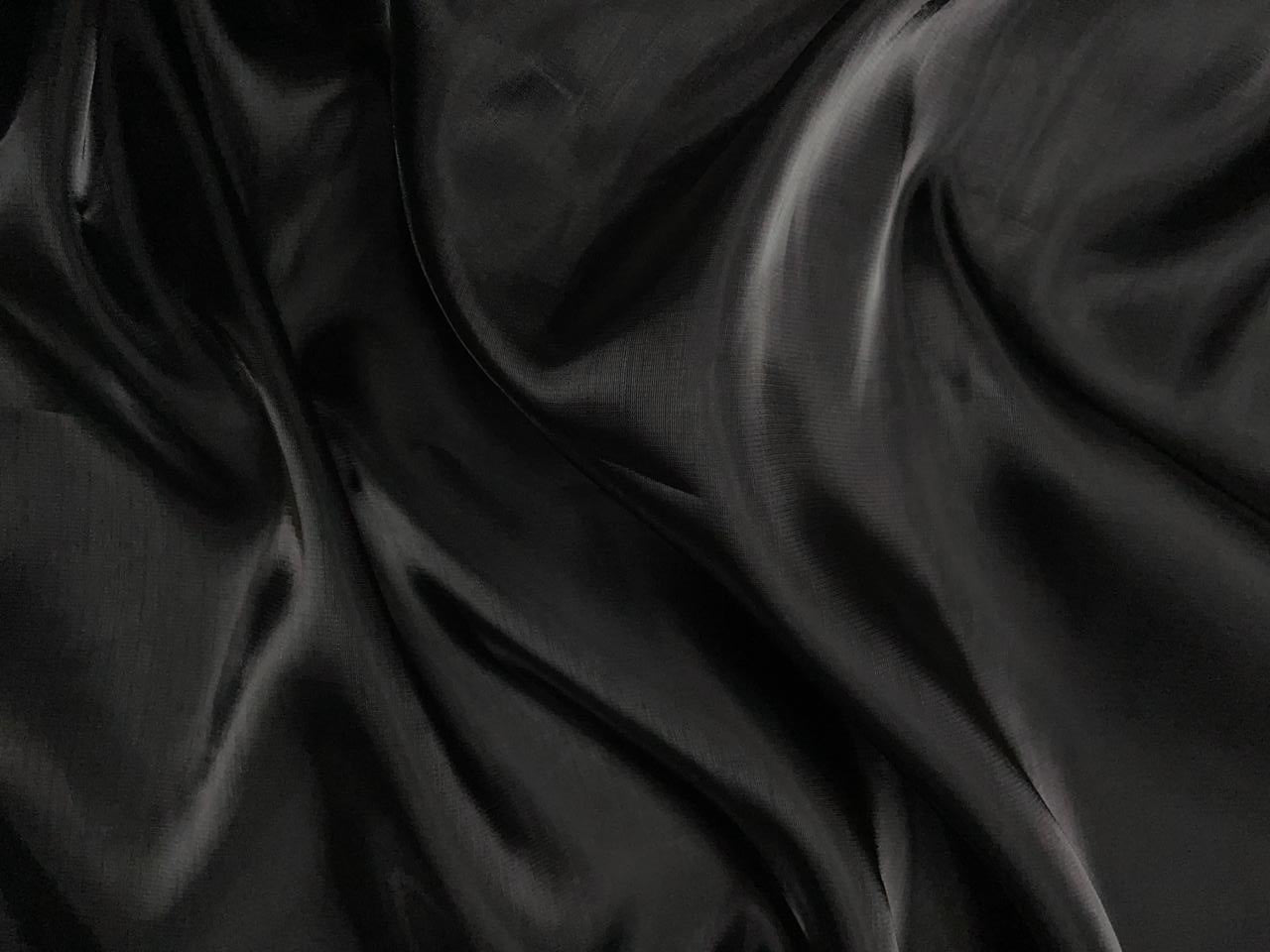 Black Plain Jimmy Choo Fabric KTEX