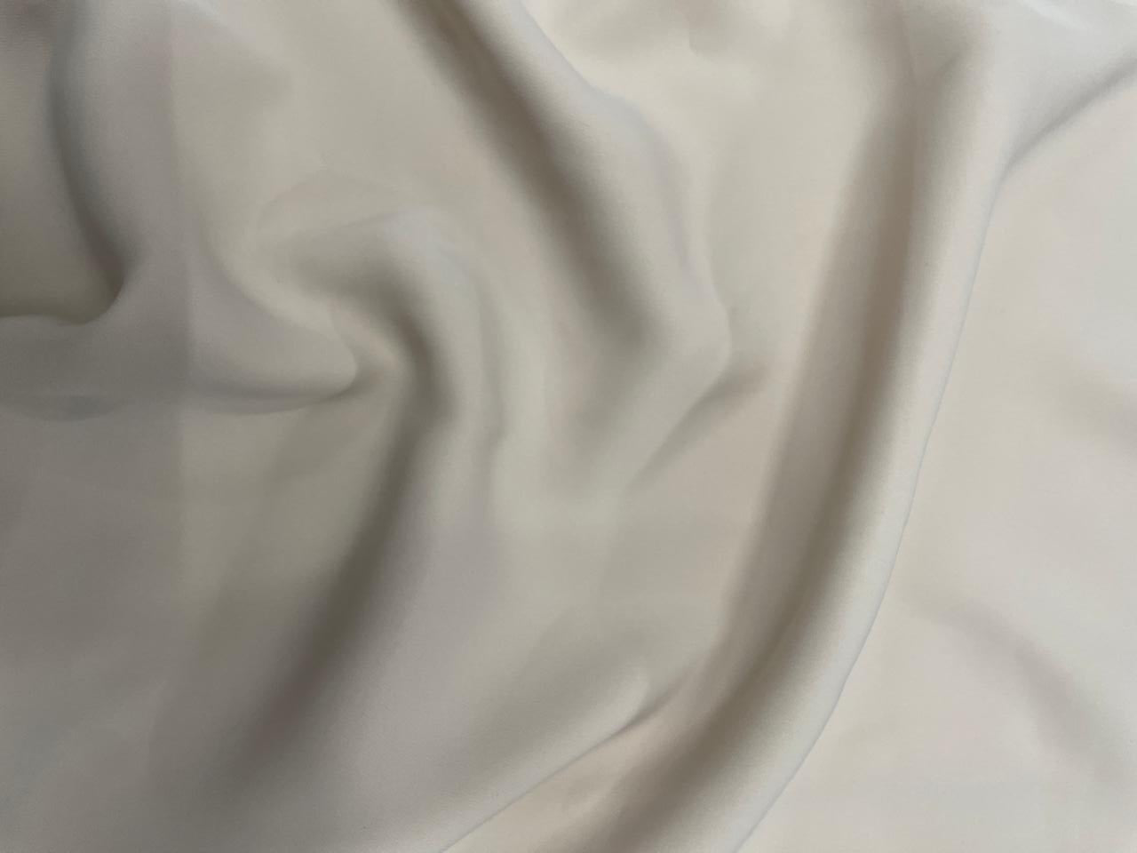 Beige Plain Japanese crepe Fabric ( N757) - Kapda Shop