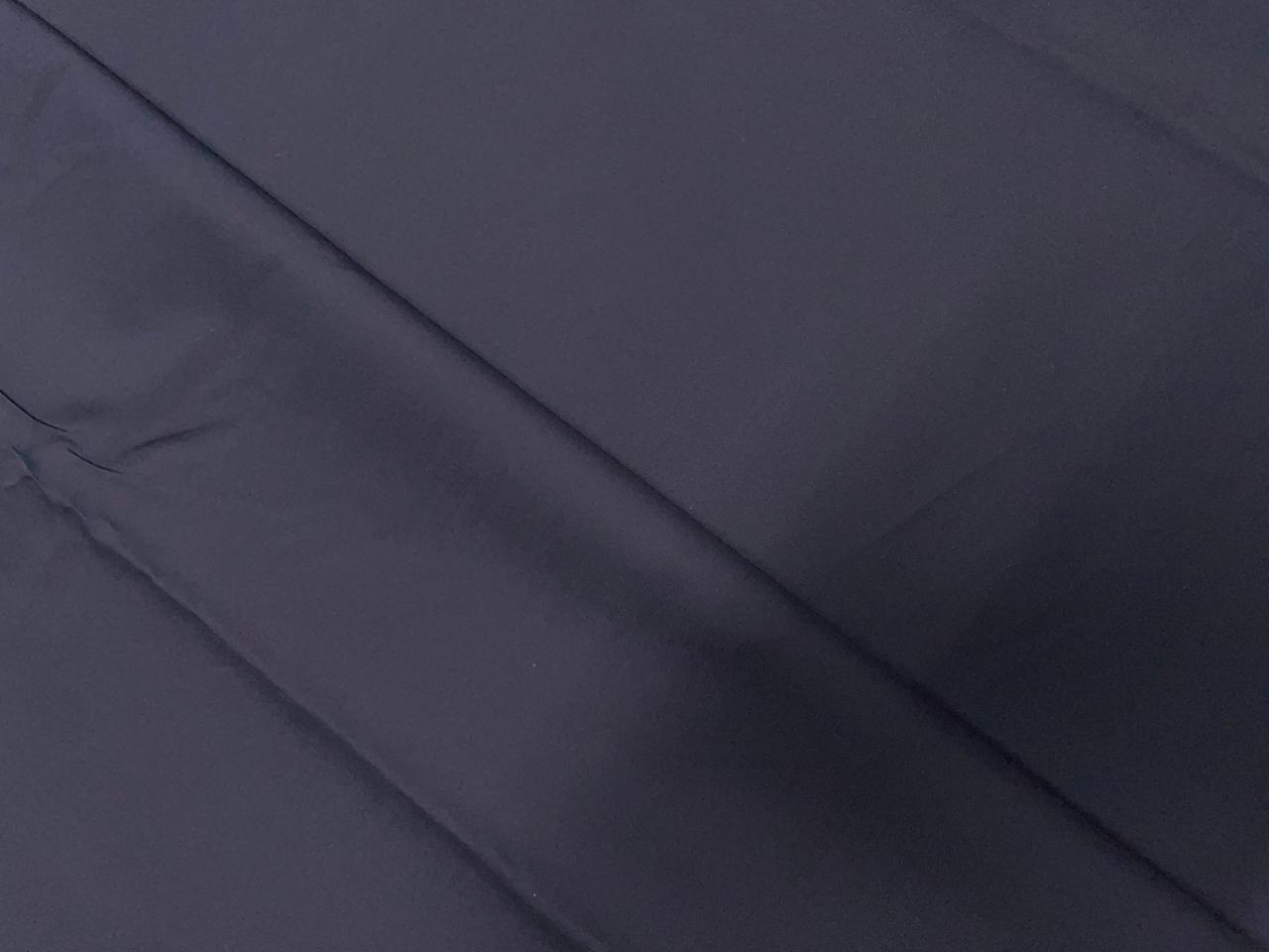 Navy Blue Plain Dyed Poplin Fabric (N90D) - Kapda Shop