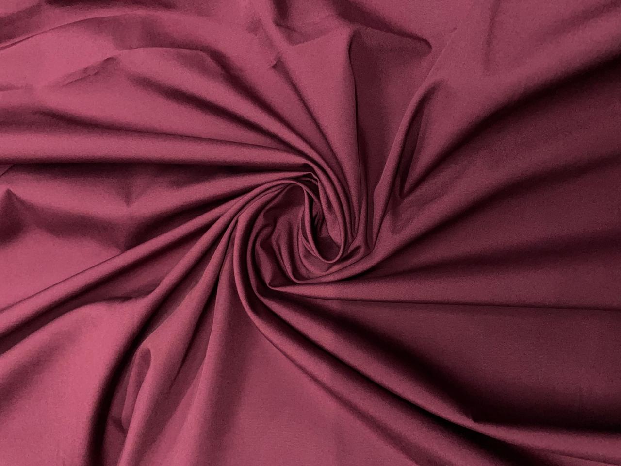 Maroon Plain Dyed Poplin Fabric N27D - Kapda Shop