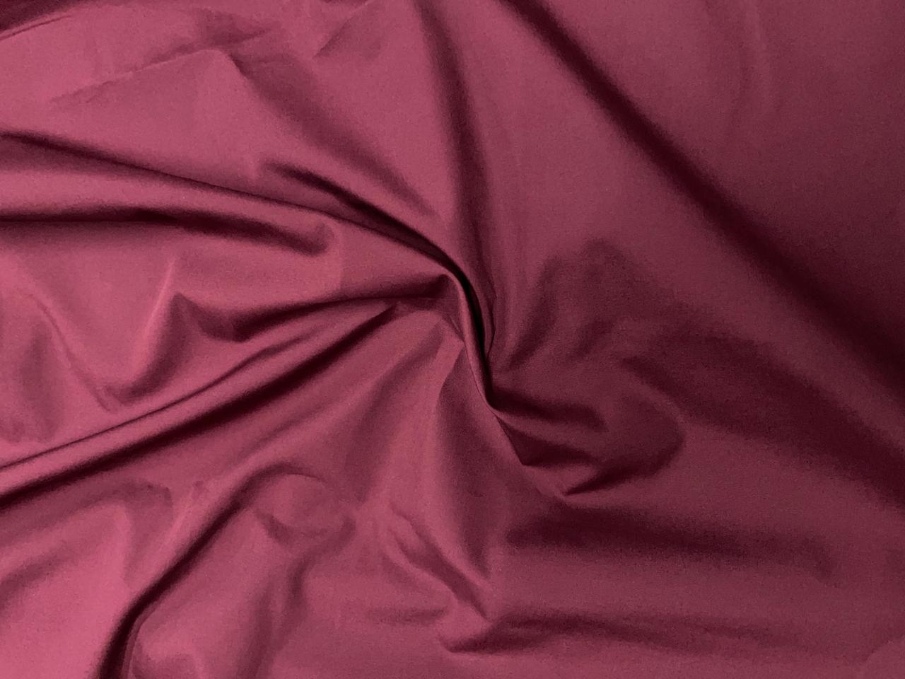 Maroon Plain Dyed Poplin Fabric N27D - Kapda Shop