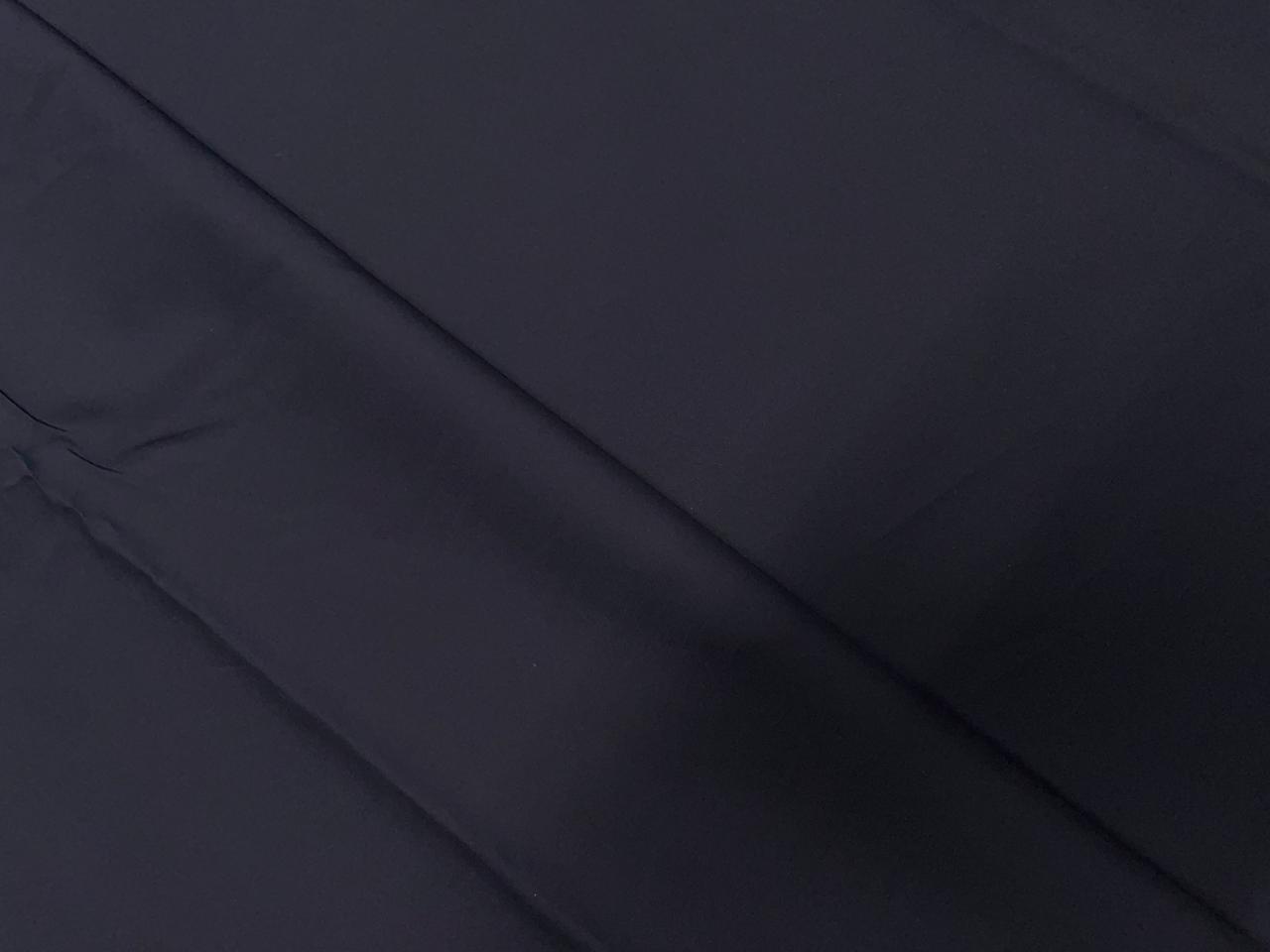 Dark Navy Blue Plain Dyed Poplin Fabric (N54Dd) - Kapda Shop