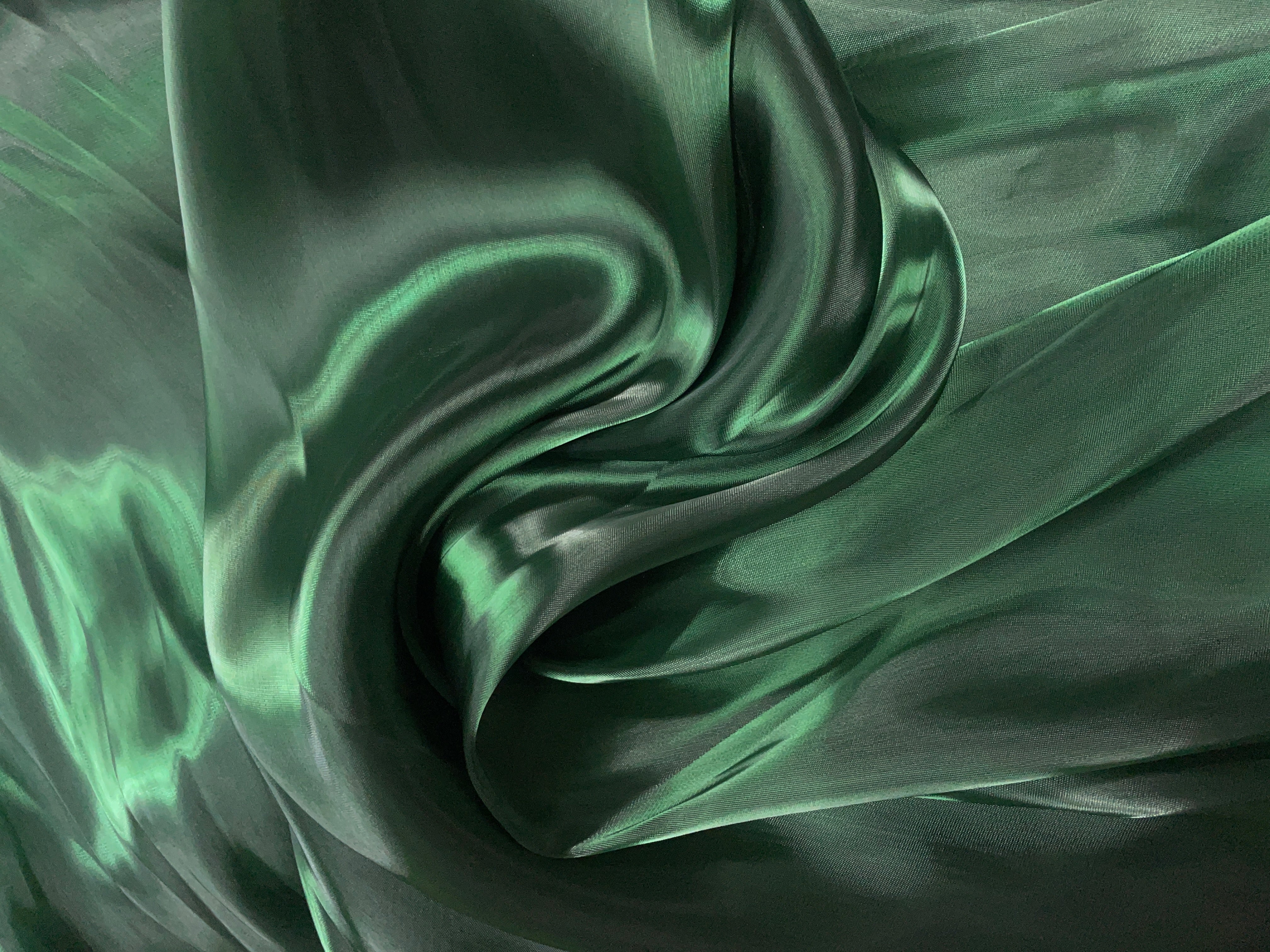 Bottle Green Plain Fish Net Fabric - Kapda Shop