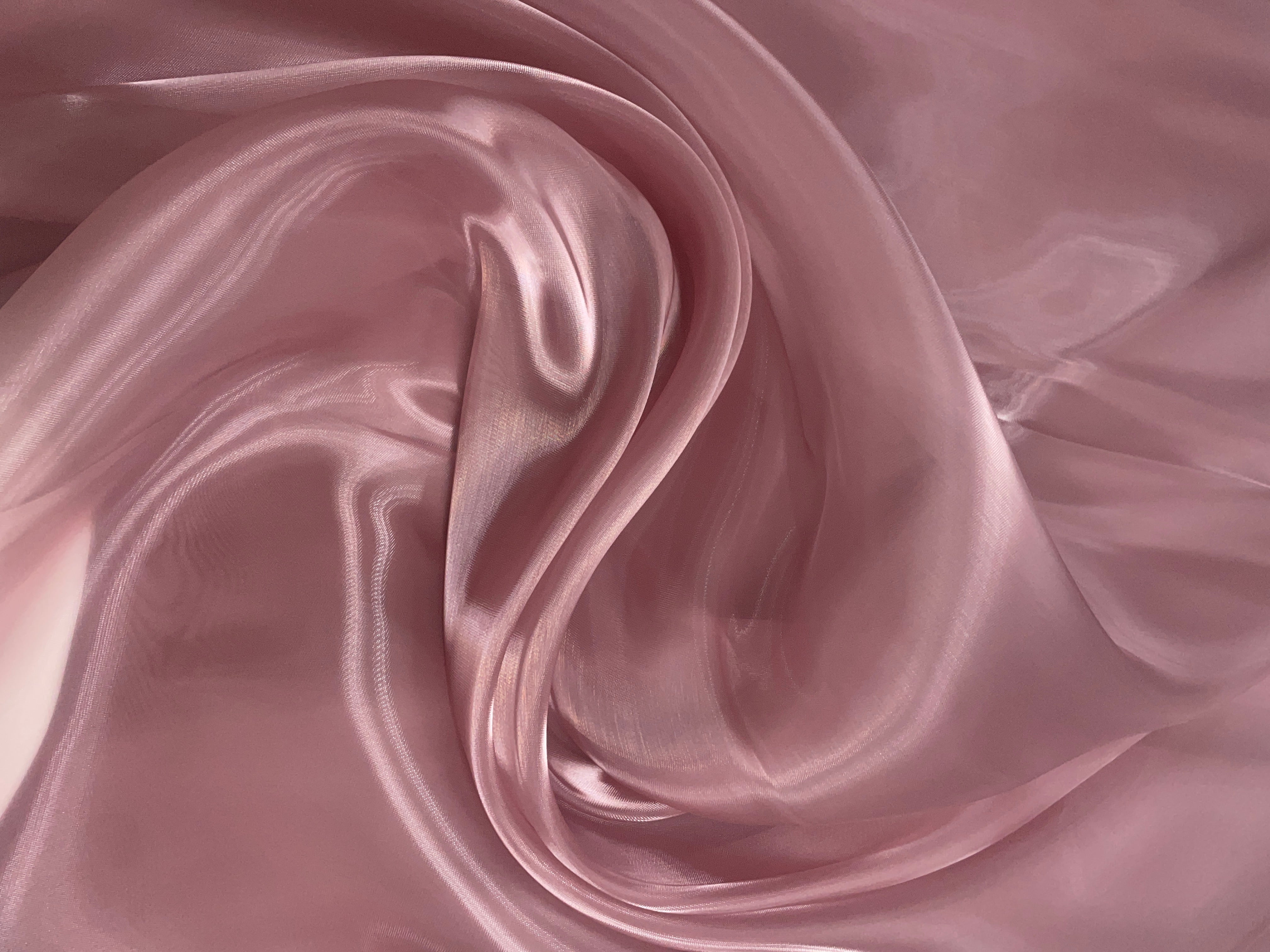 Dusty Pink Plain Fish Net Fabric - Kapda Shop