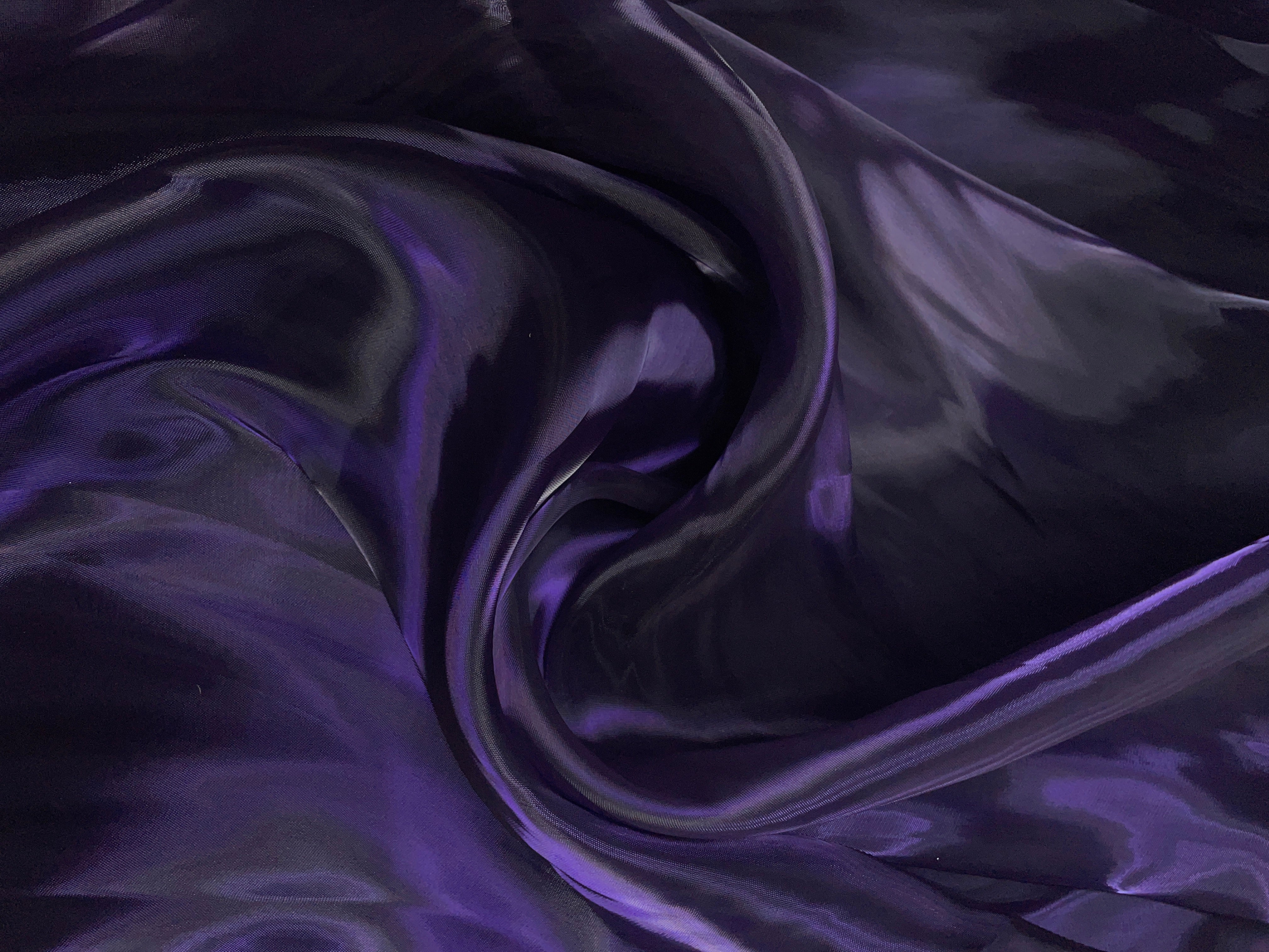 Royal Purple Plain Fish Net Fabric - Kapda Shop