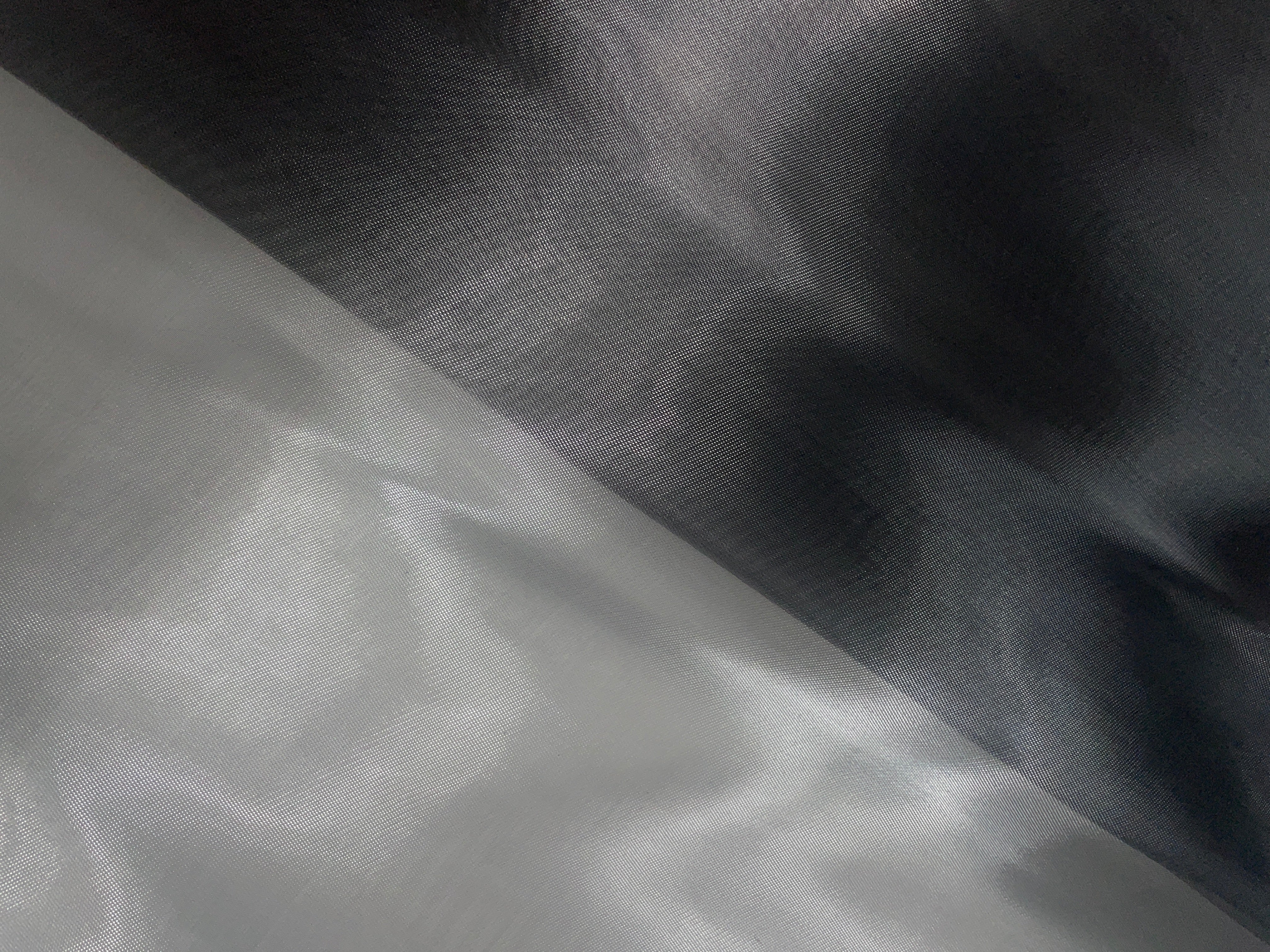 Dark Grey Plain Fish Net Fabric - Kapda Shop