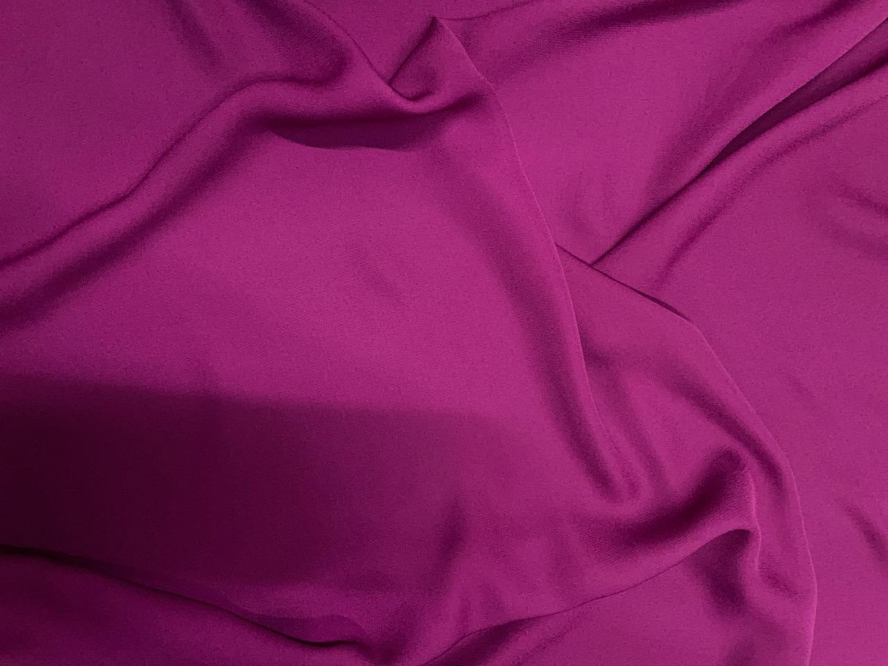 Purple N47D Plain Heavy Georgette Fabrics Kapdashop