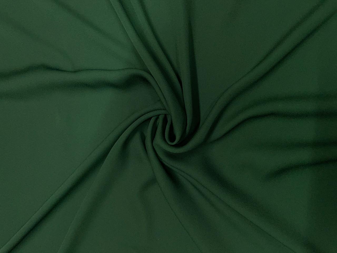 Bottle Green N174 Plain Heavy Georgette Fabrics KTEX