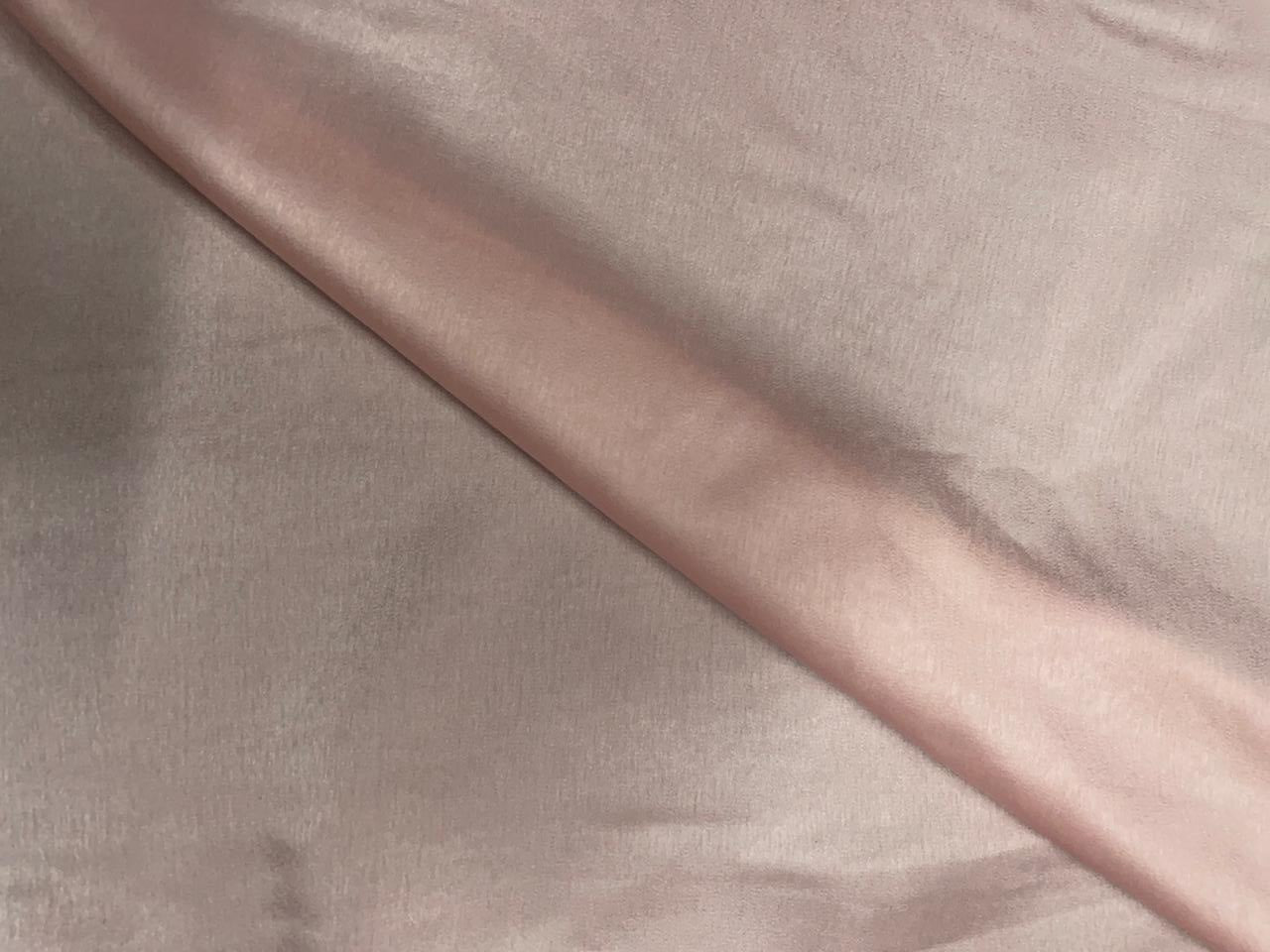 Peach Plain Milano Satin Fabric Kapdashop
