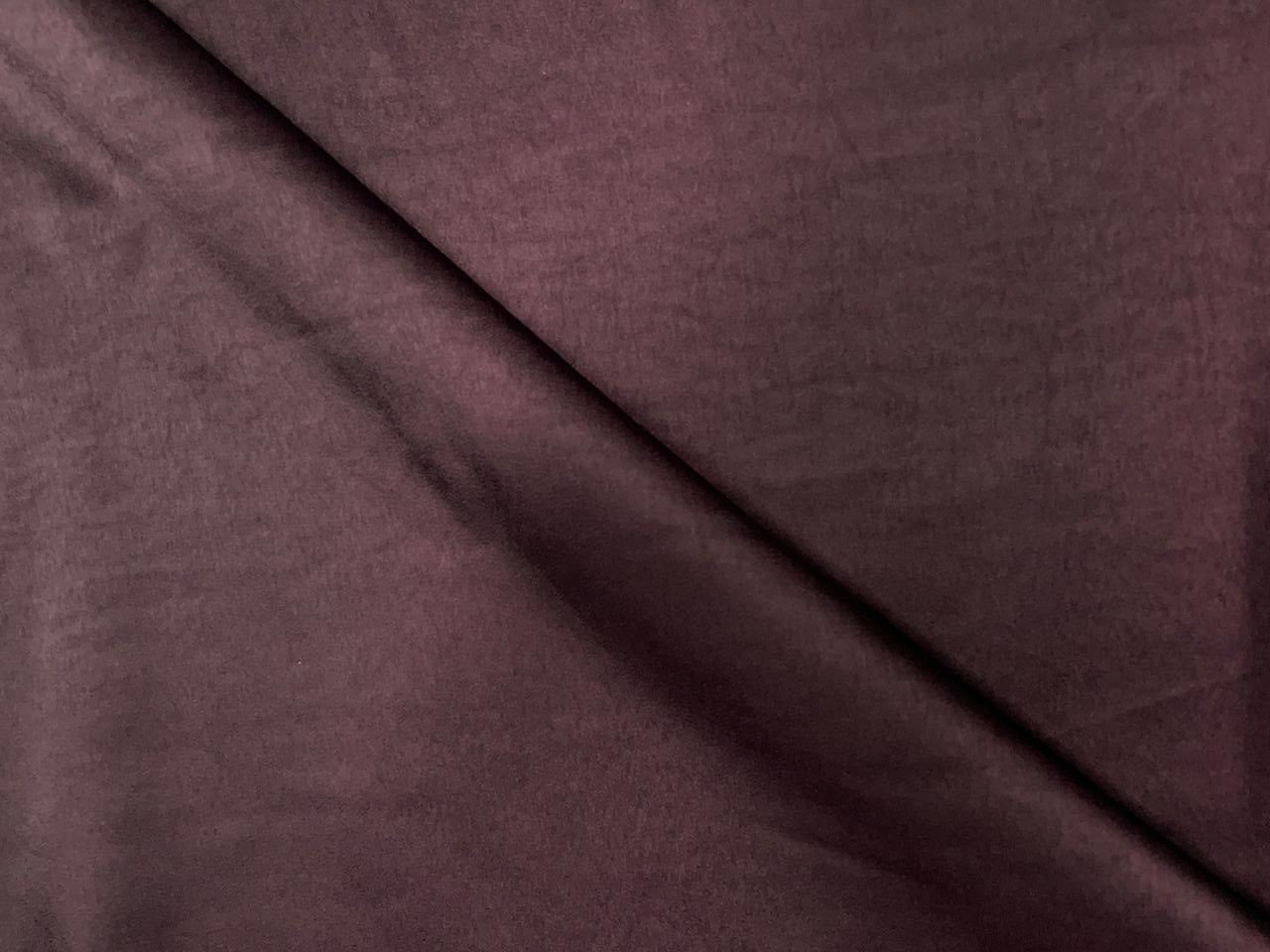 Dark Purple Plain Milano Satin Fabric KTEX