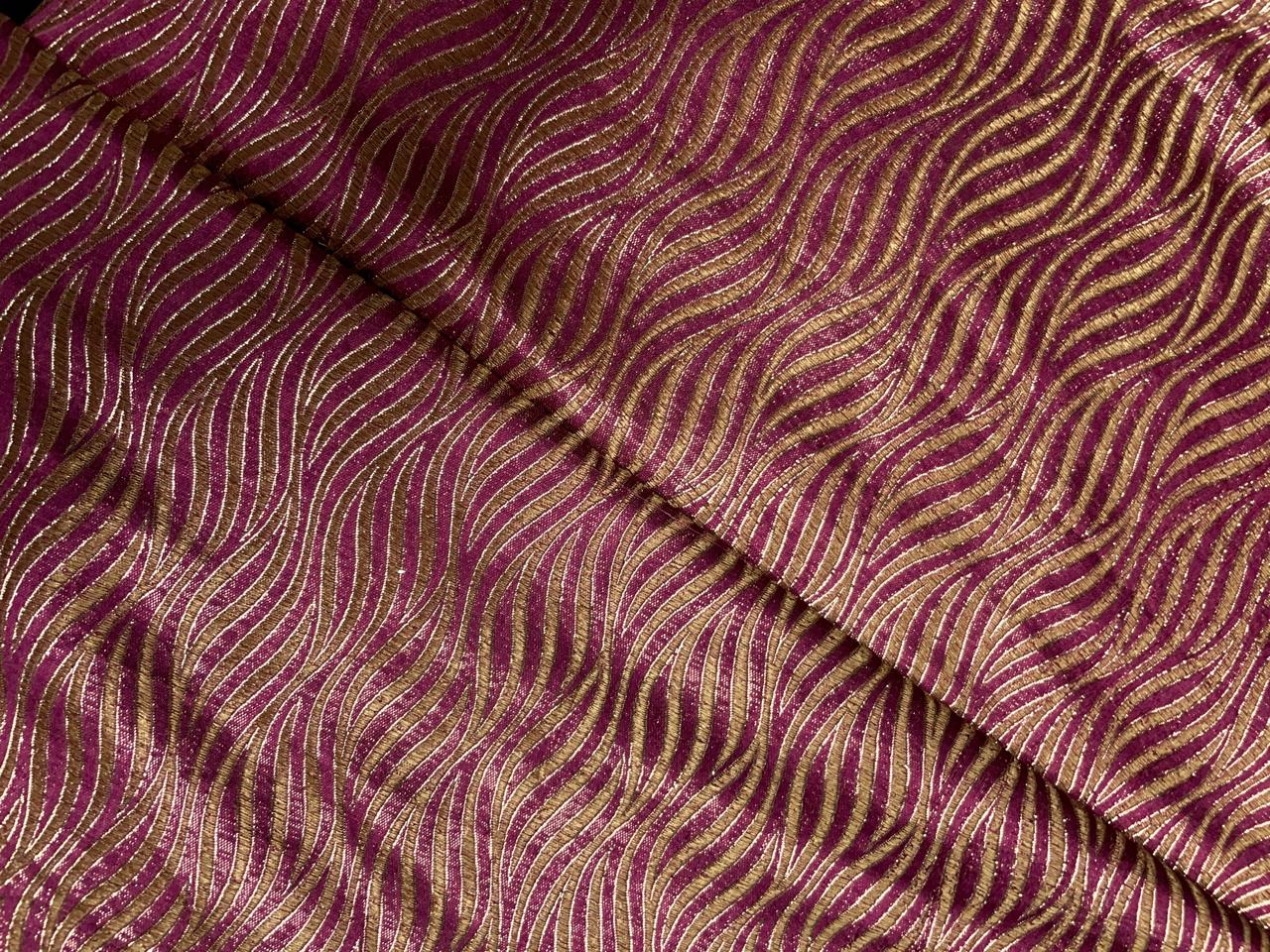 Onion Pink Abstract Lame Fabric Fabric KTEX