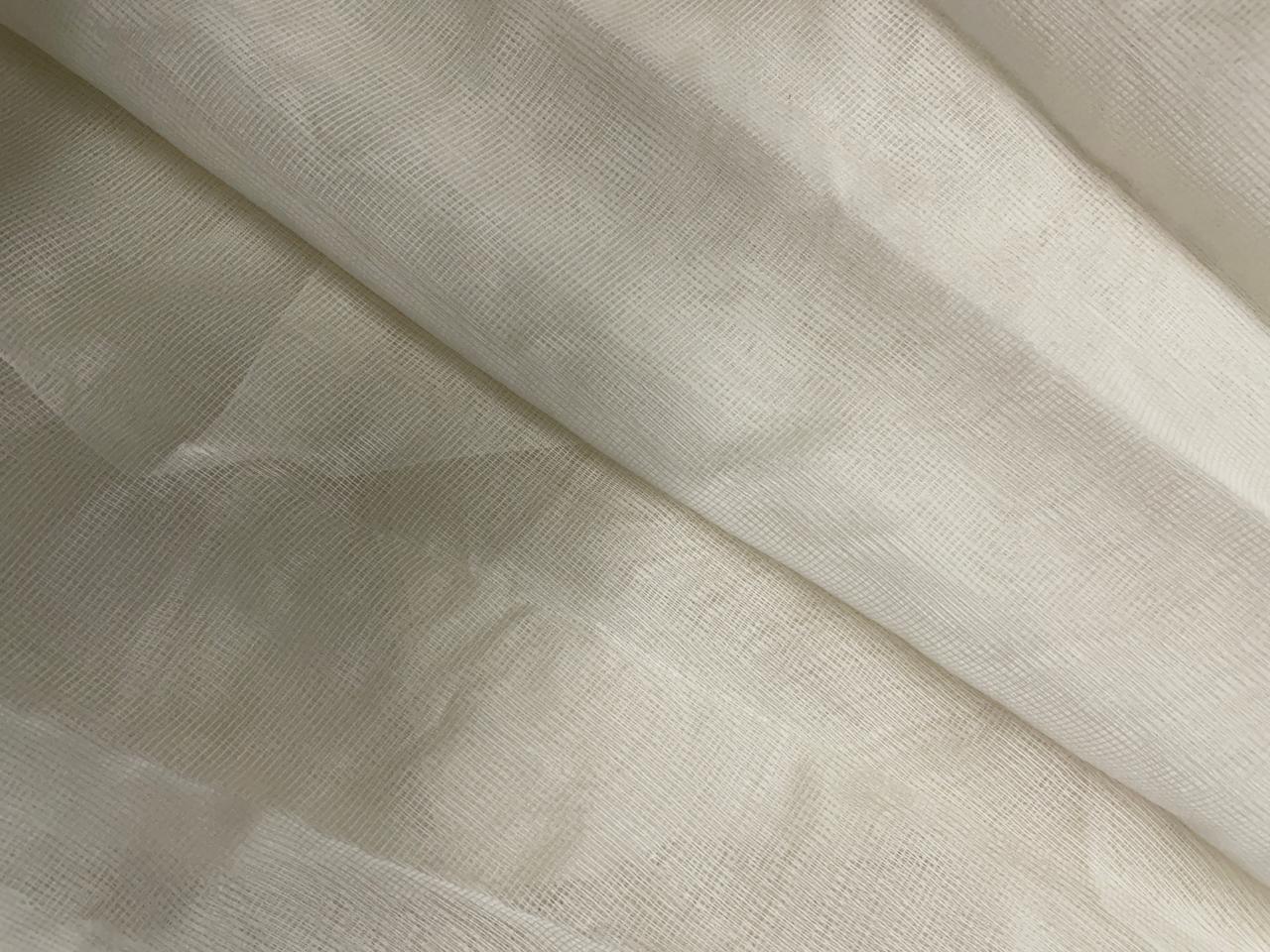 White Plain Dyeable Super Net Fabric KTEX
