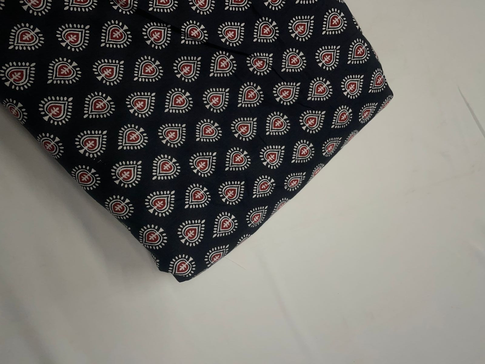 Black Floral Cotton Cambric Fabric KTEX