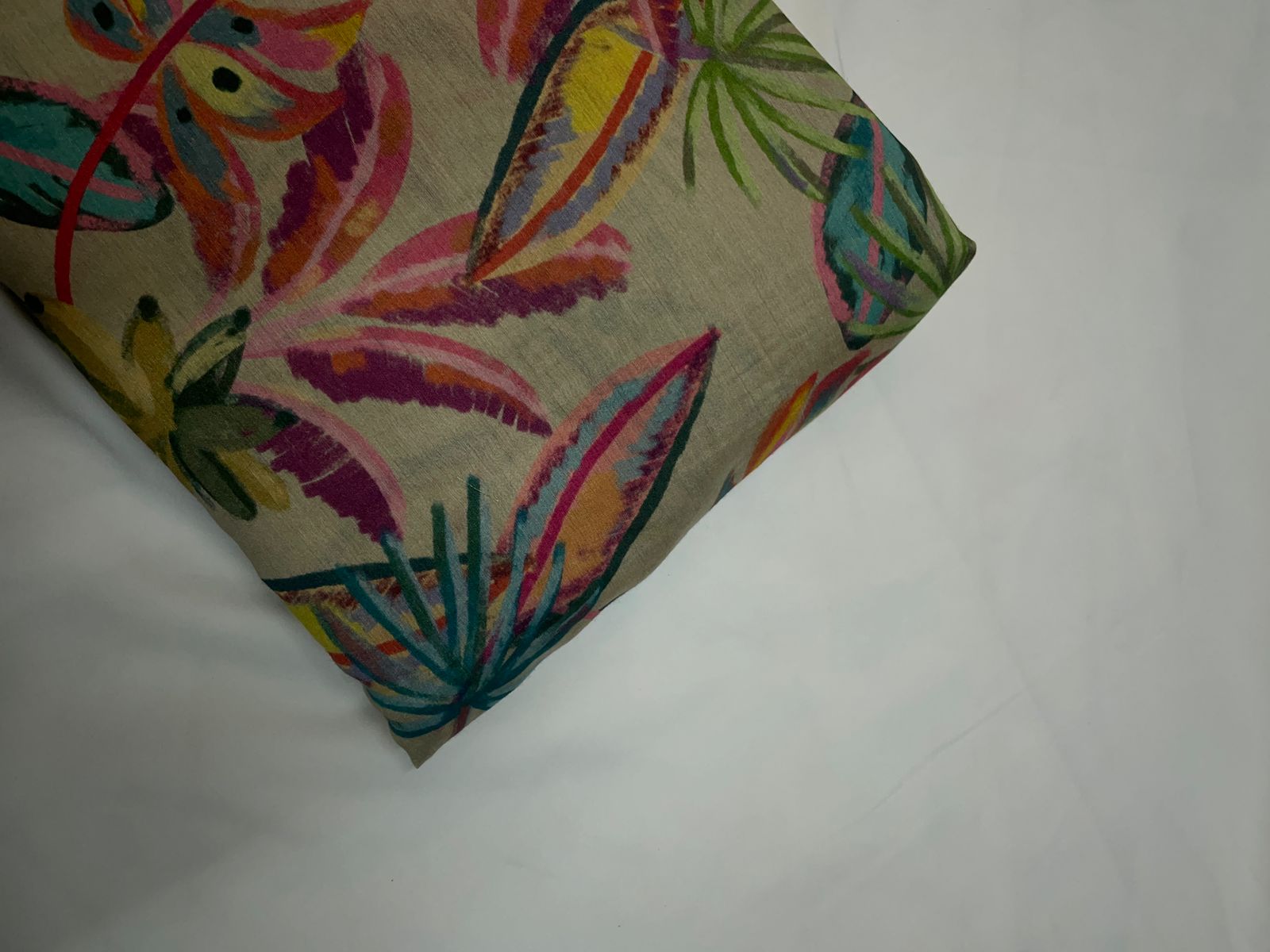 Pure Monga Silk Multicolor Floral Print Kapdashop