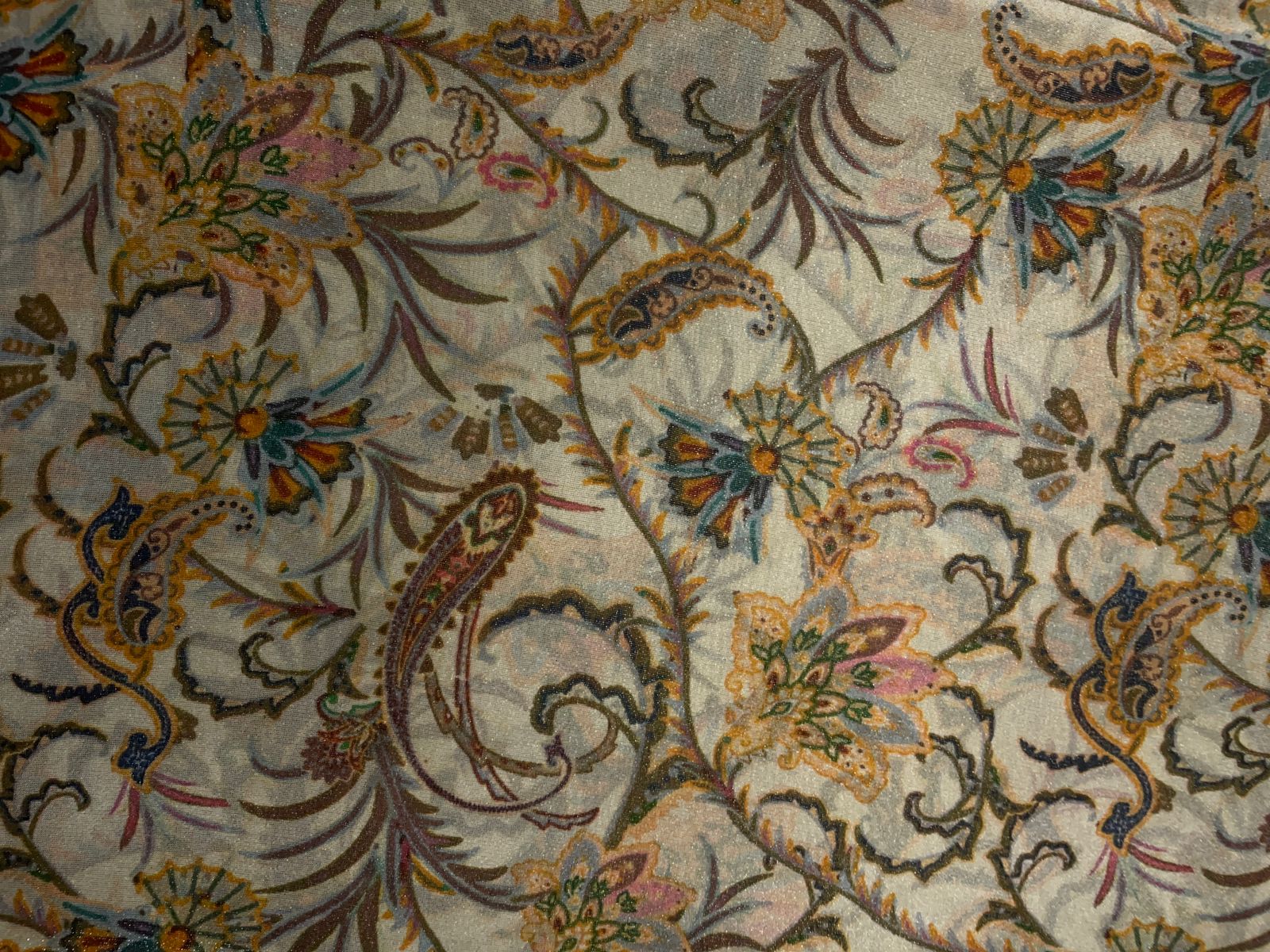 Multicolor Floral Tissue Fabric KTEX