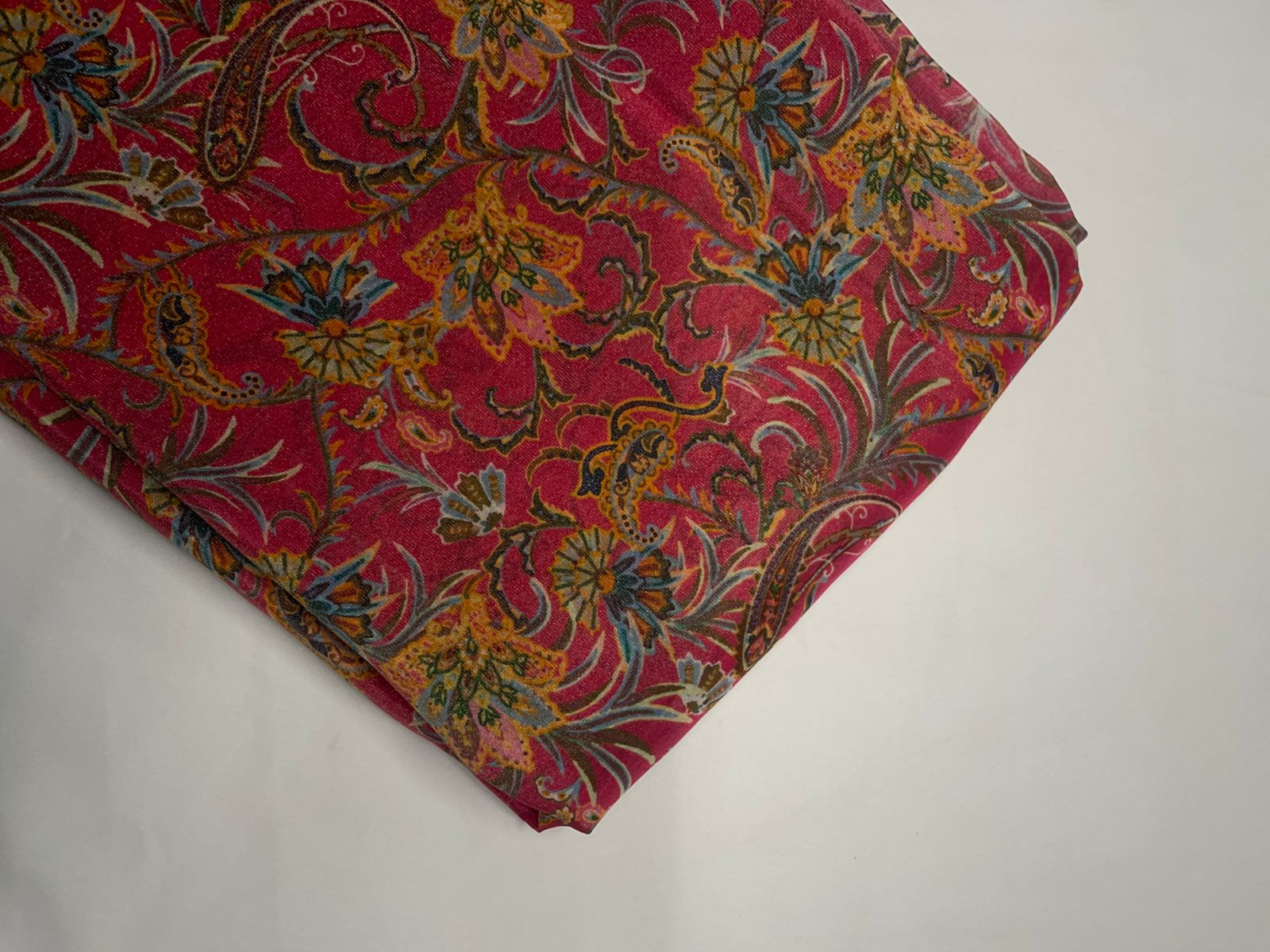 Multicolor Floral Tissue Fabric KTEX