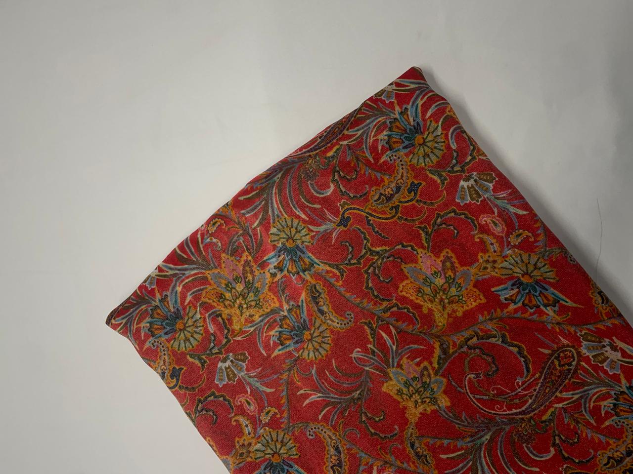 Multicolor Floral Tissue Fabric KTEX