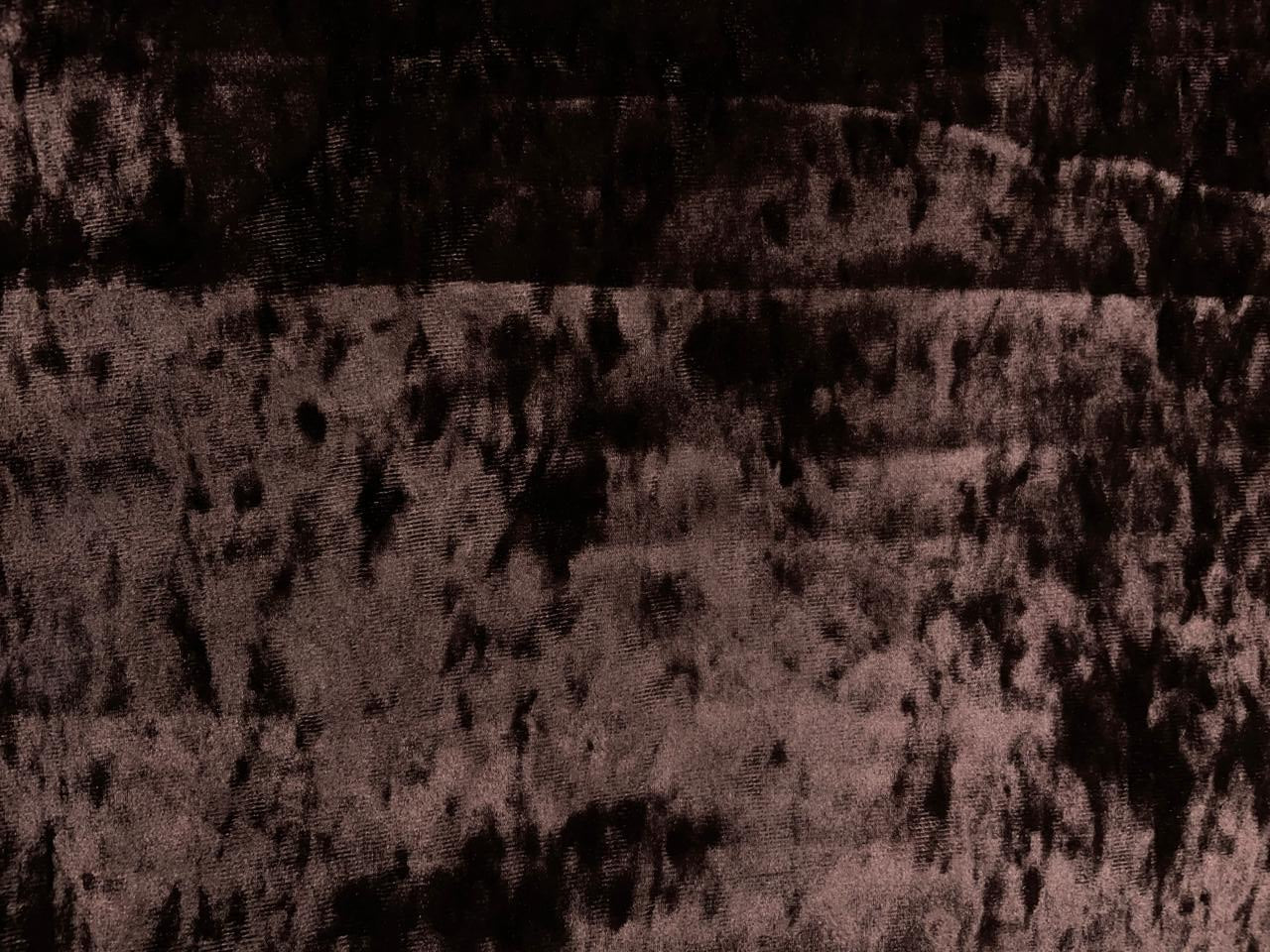 Coffee Plain Ice Velvet Lycra Fabric Kapdashop