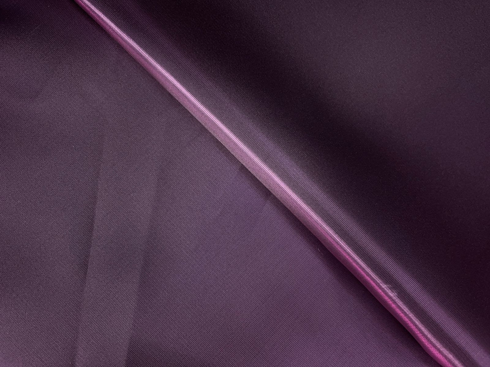 Purple Plain Versace Satin Fabric KTEX