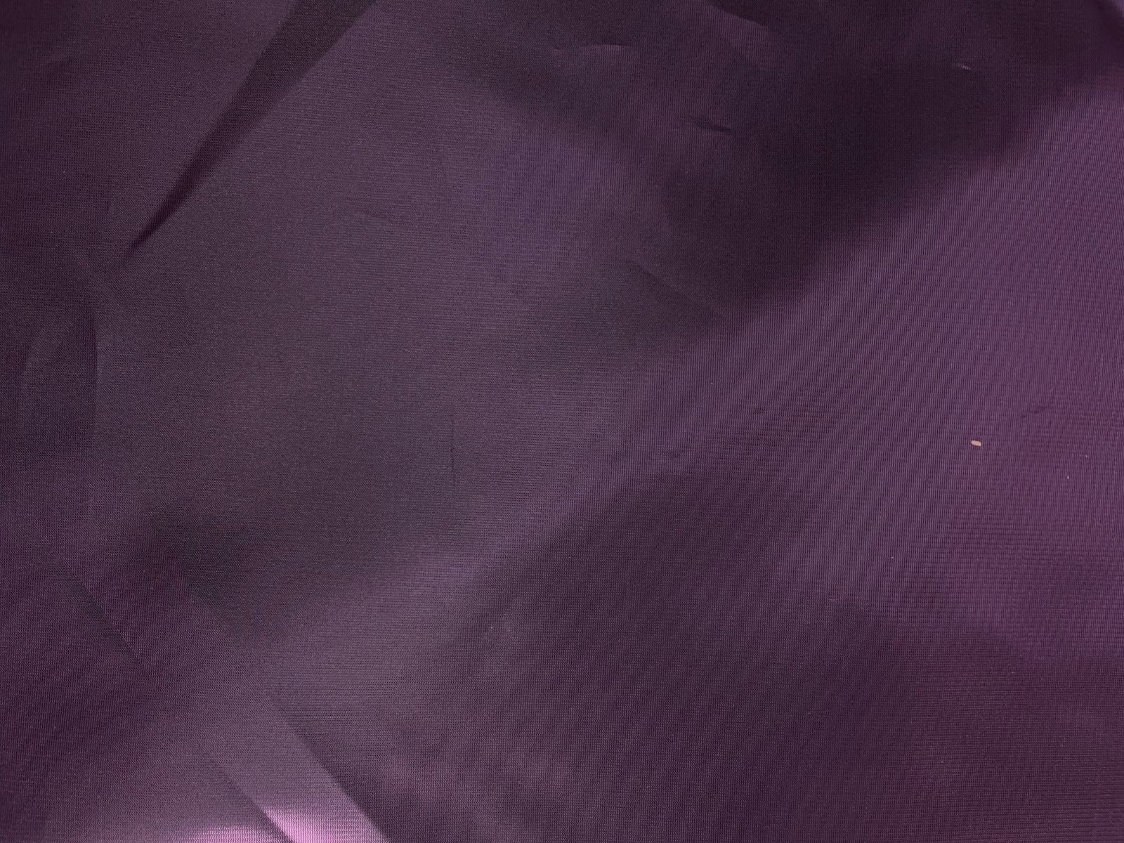 Purple Plain Versace Satin Fabric Kapdashop