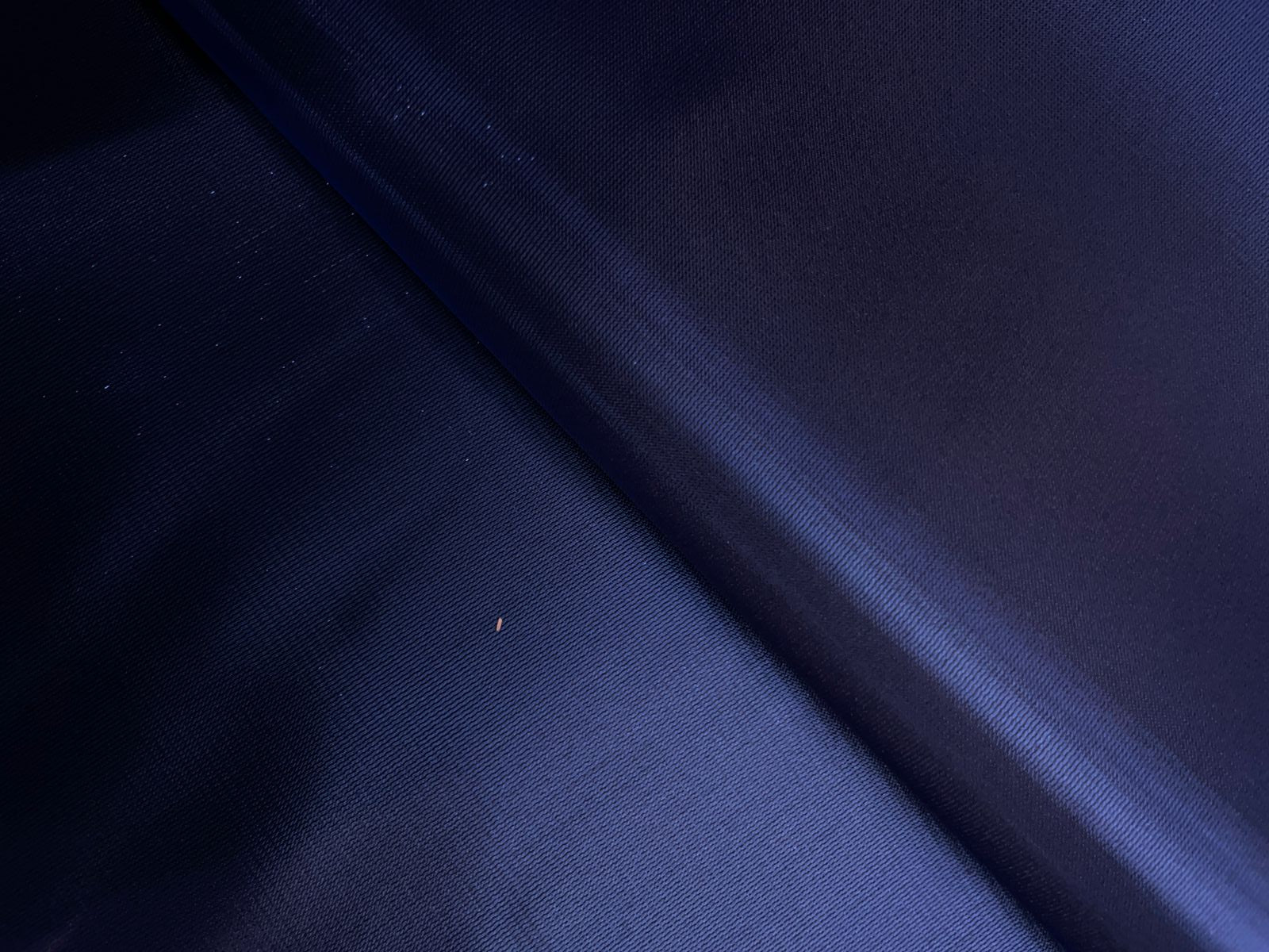 Navy Blue Plain Versace Satin Fabric KTEX