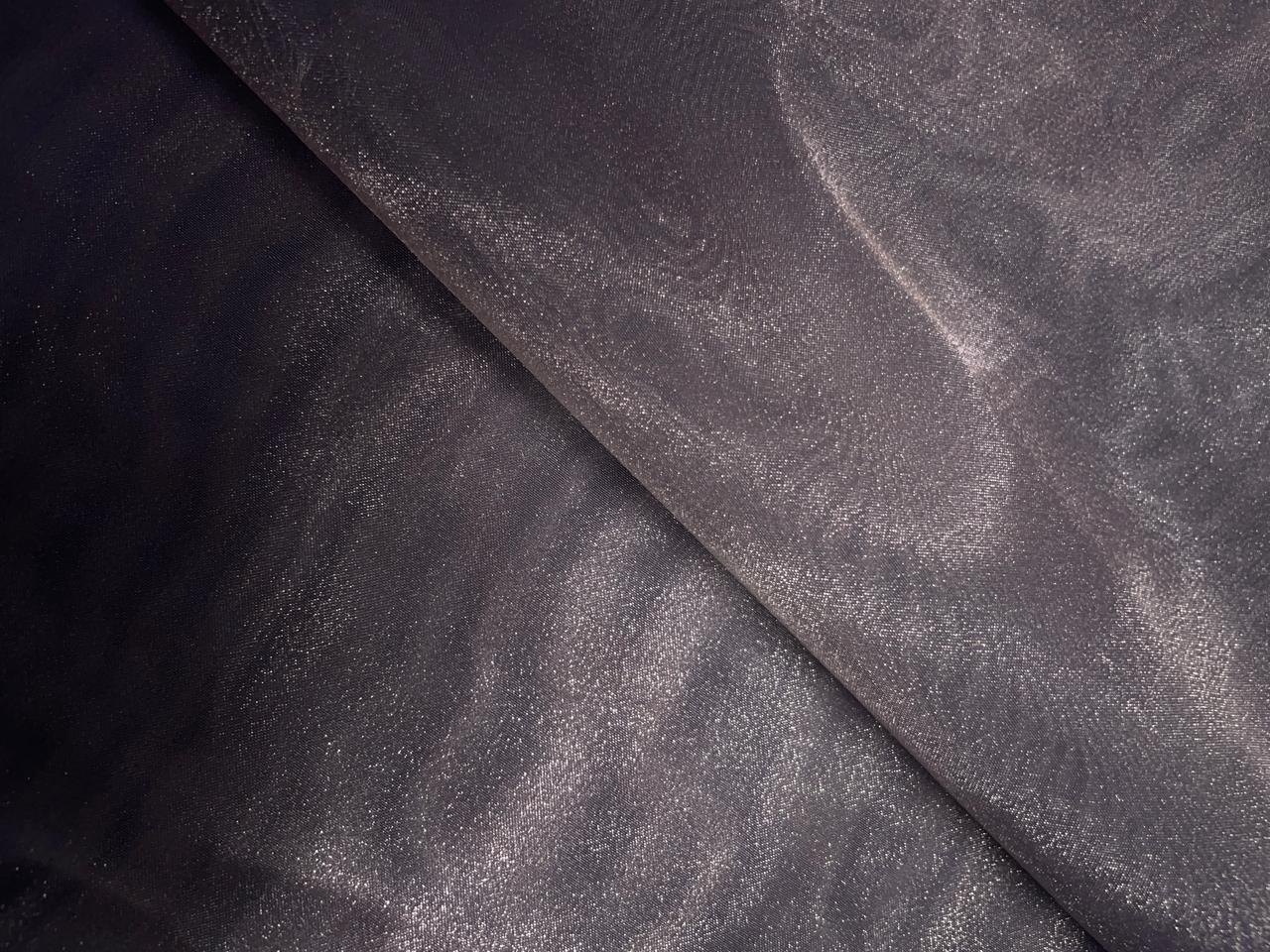 Dark Grey Two Tone Organza KTEX