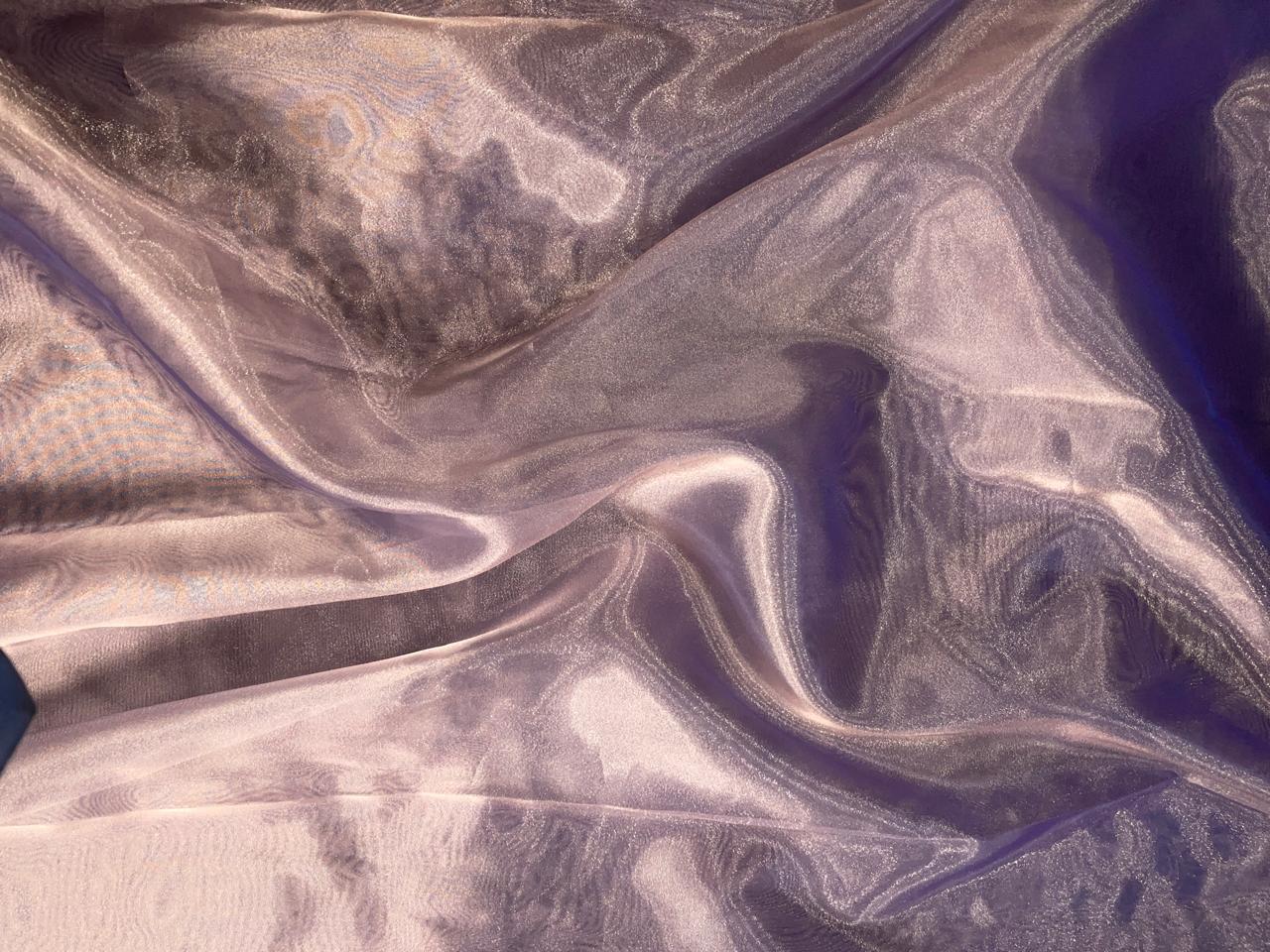 Blue Peach Two Tone Organza KTEX