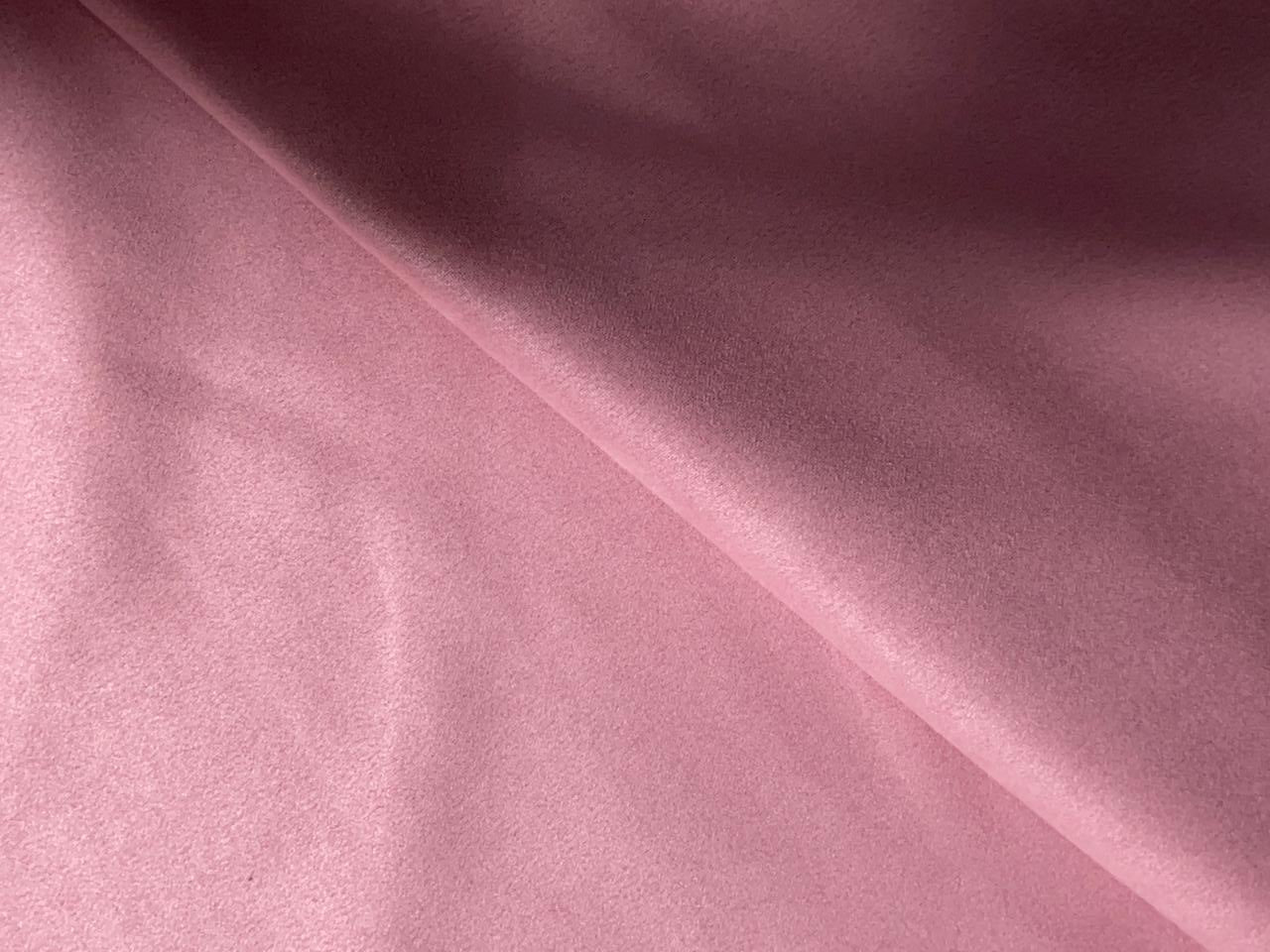 Baby Pink Imported Suede Fabric Fabric KTEX