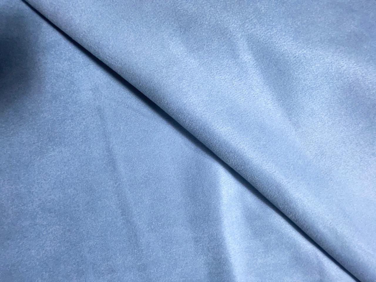 Sky Blue Imported Suede Fabric Fabric KTEX