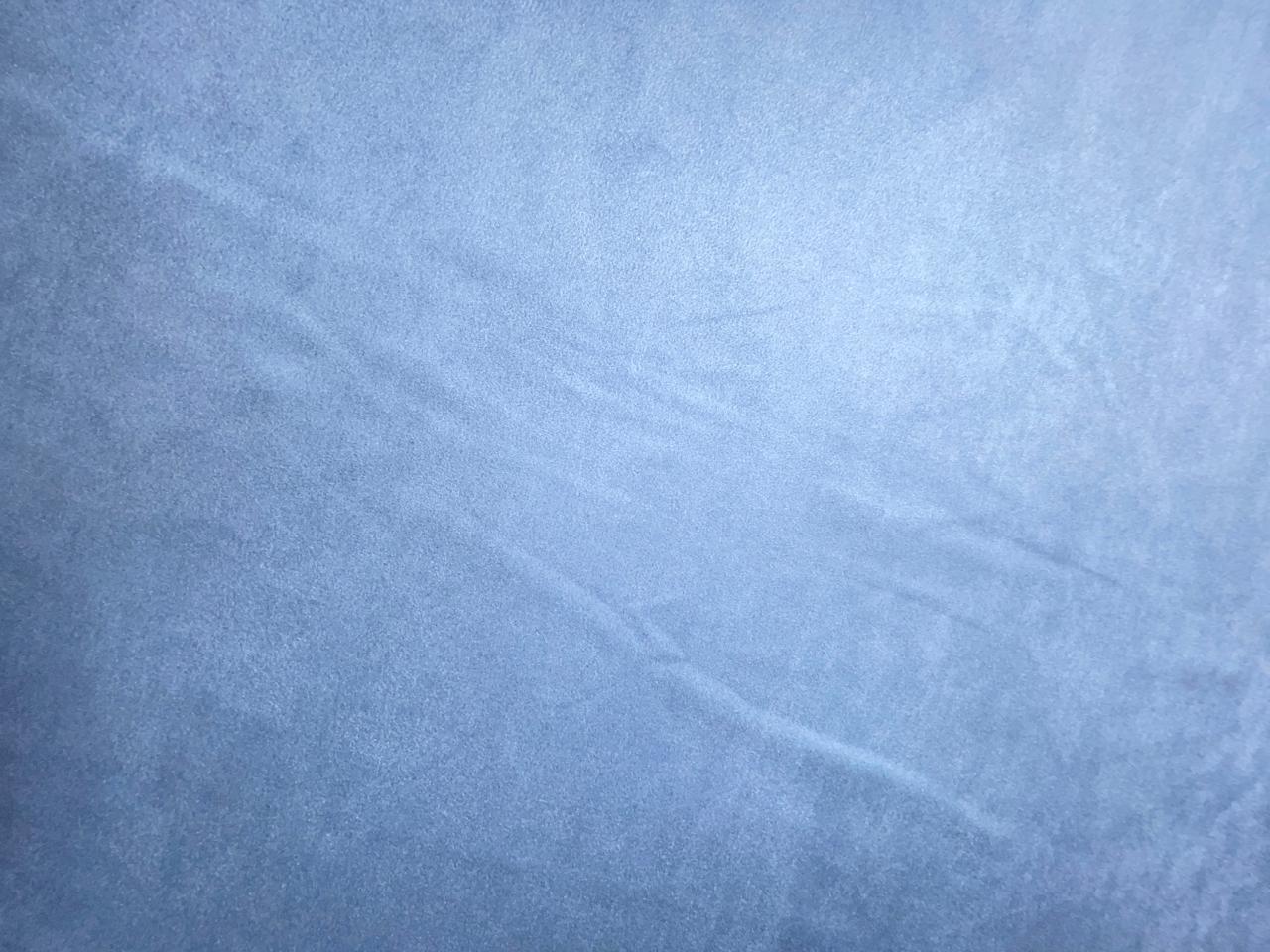 Sky Blue Imported Suede Fabric Fabric KTEX