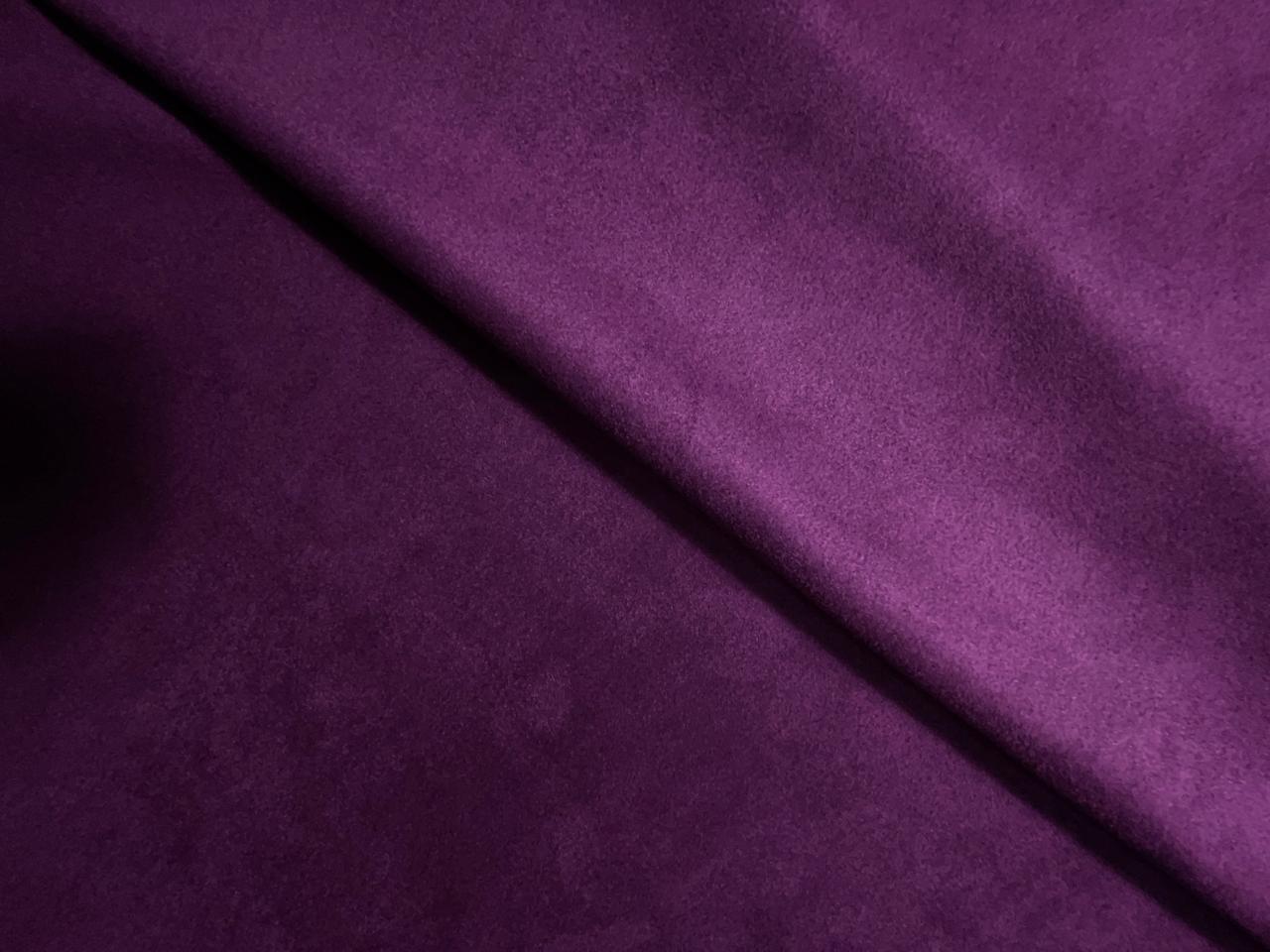 Dark Purple Imported Suede Fabric Fabric KTEX