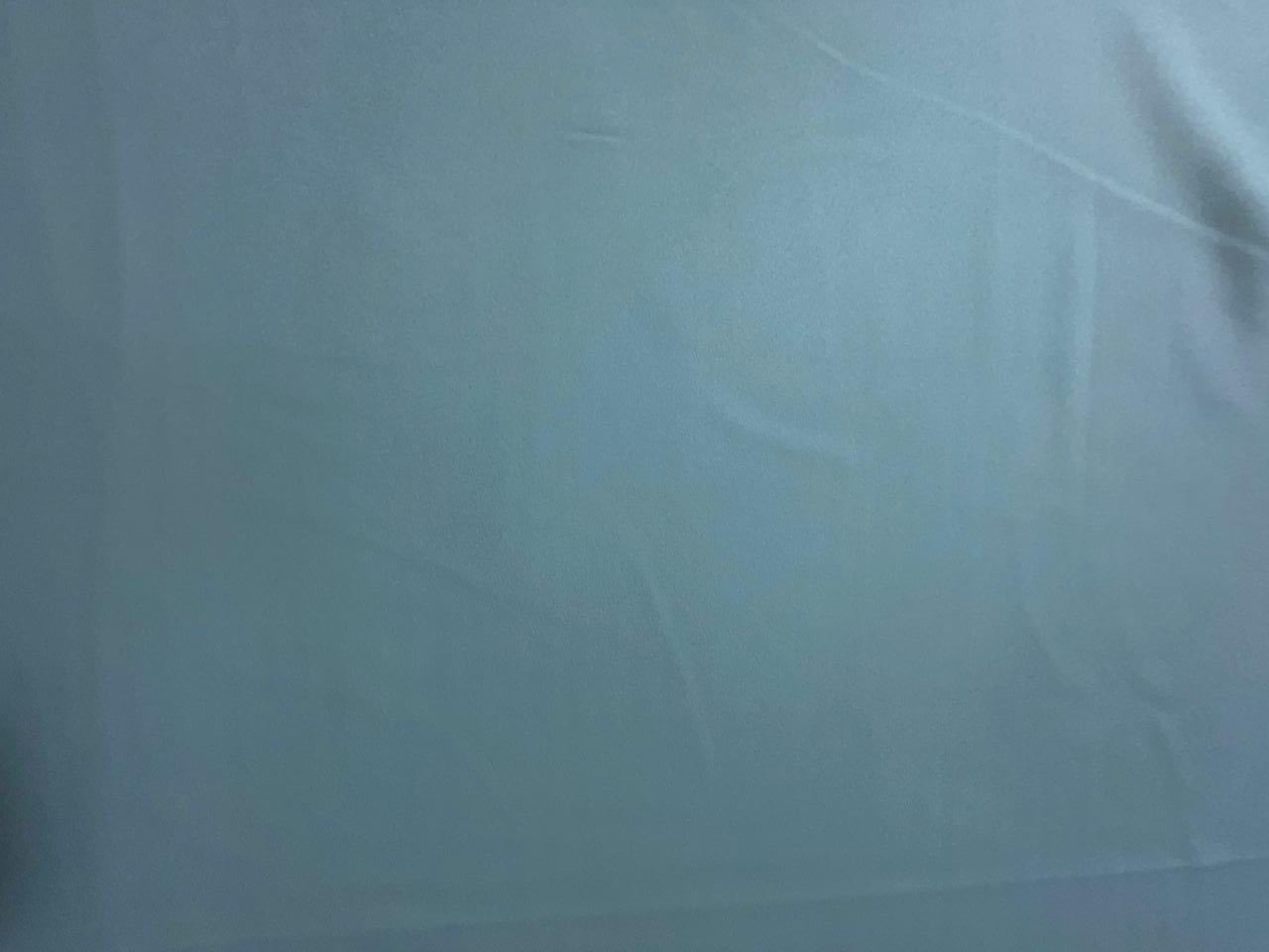 Light Mint Blue Plain Barbie Crepe Fabric KTEX