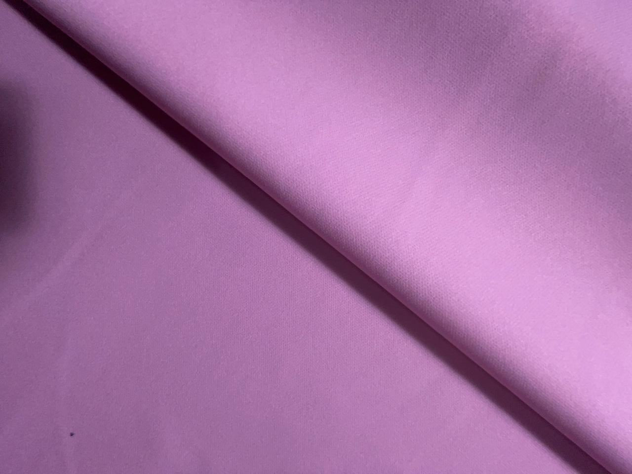 Baby Pink Plain Barbie Crepe Fabric KTEX