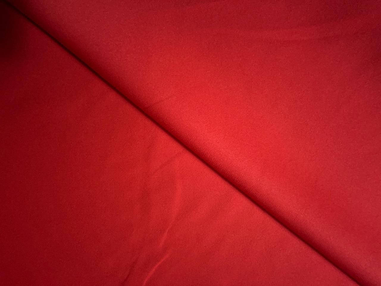 Orange Plain Barbie Crepe Fabric KTEX