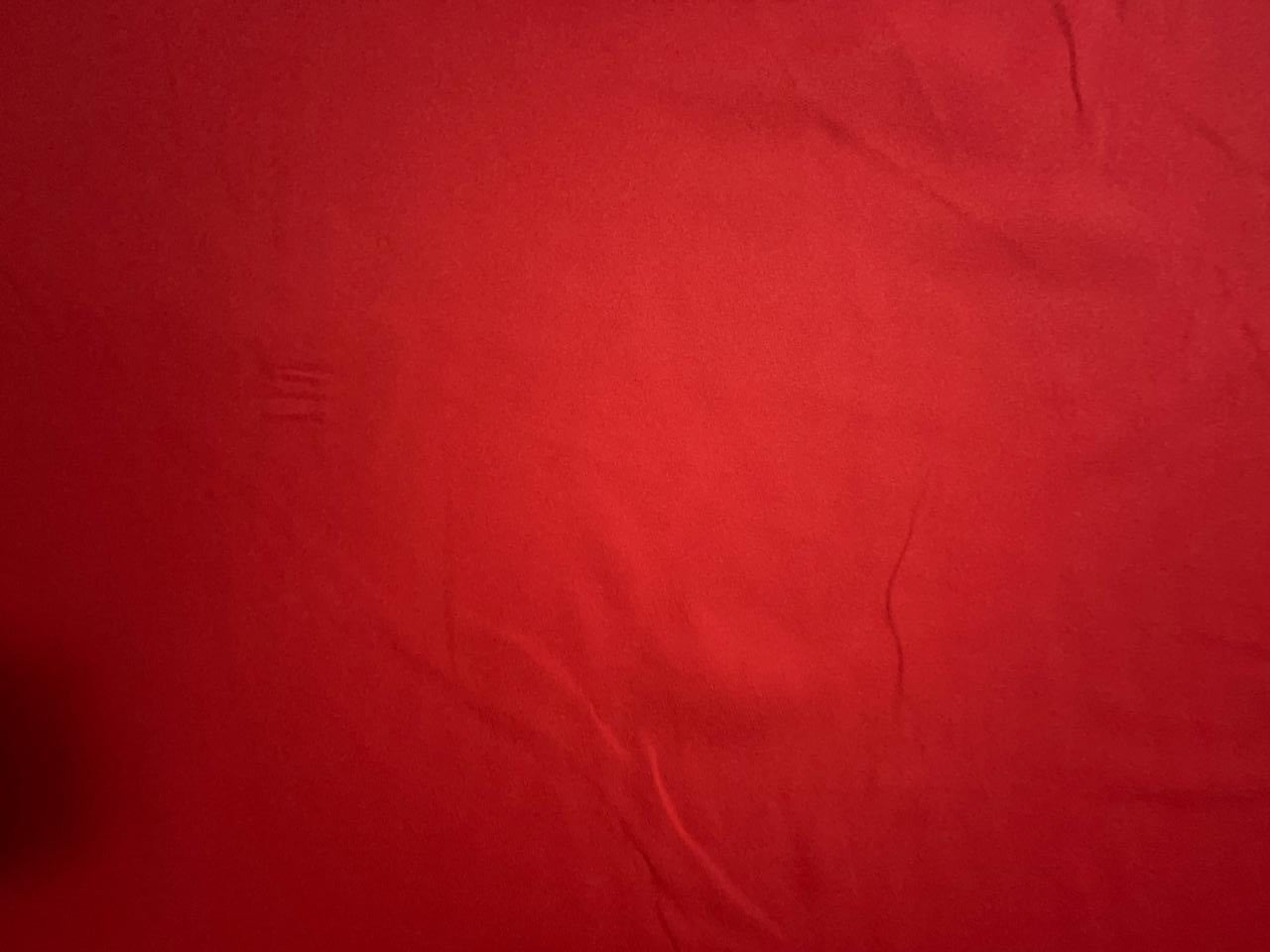 Orange Plain Barbie Crepe Fabric KTEX