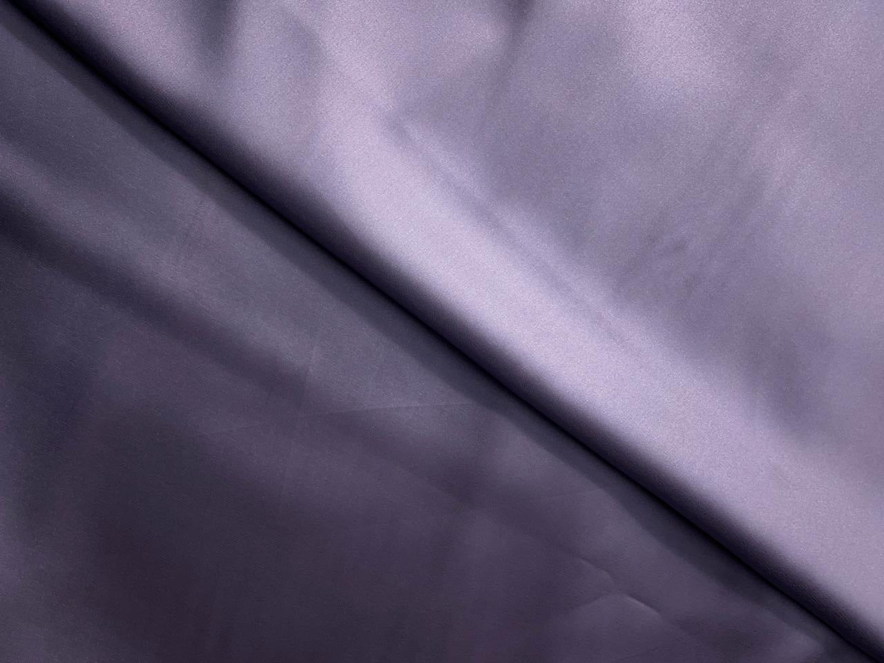 Light Grey Plain Armani Satin Lycra Fabric KTEX
